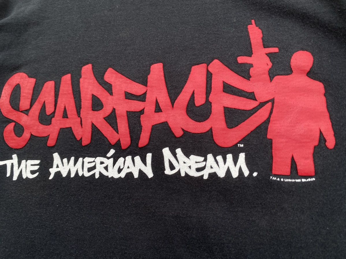 Vintage Rare Vintage Scarface “The American Dream” Tshirt Size US M / EU 48-50 / 2 - 14 Thumbnail