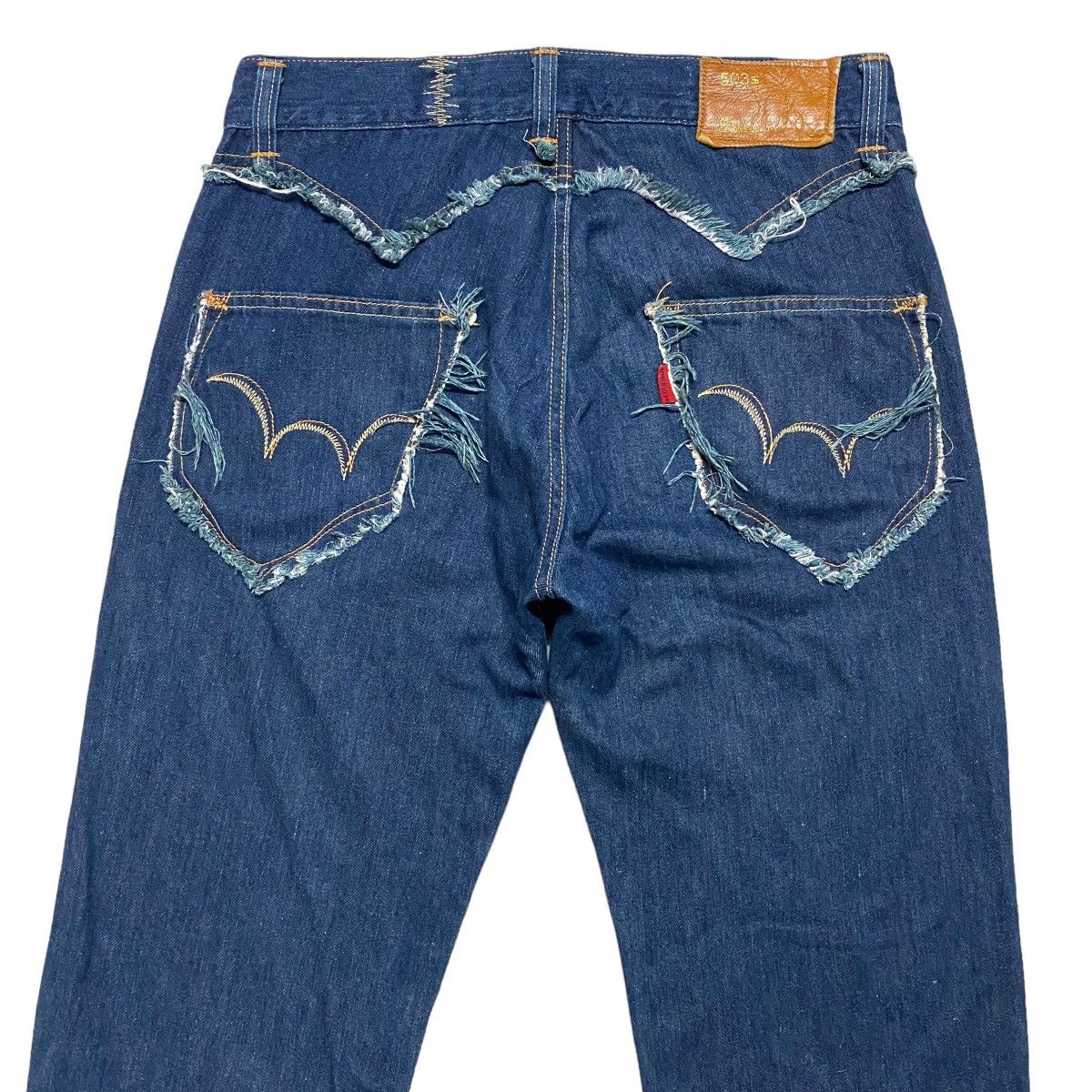 Edwin Vintage Edwin Denim Flare Jeans Tribal Embroidery Size US 32 / EU 48 - 9 Thumbnail