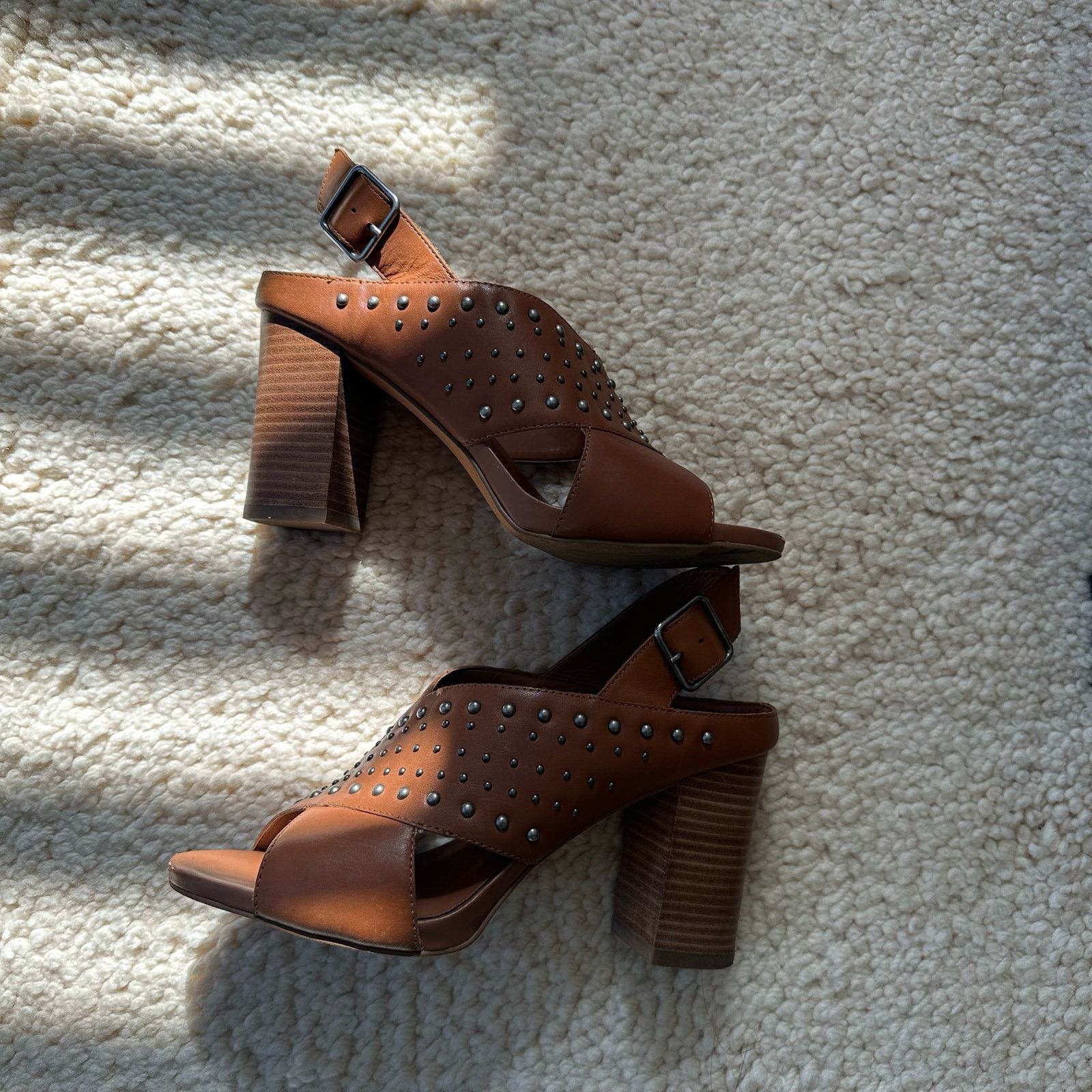 Treasure & Bond Treasure & Bond Heel Studded Sandal Chestnut Brown Size 8.5 Size US 8.5 / IT 38.5 - 5 Thumbnail