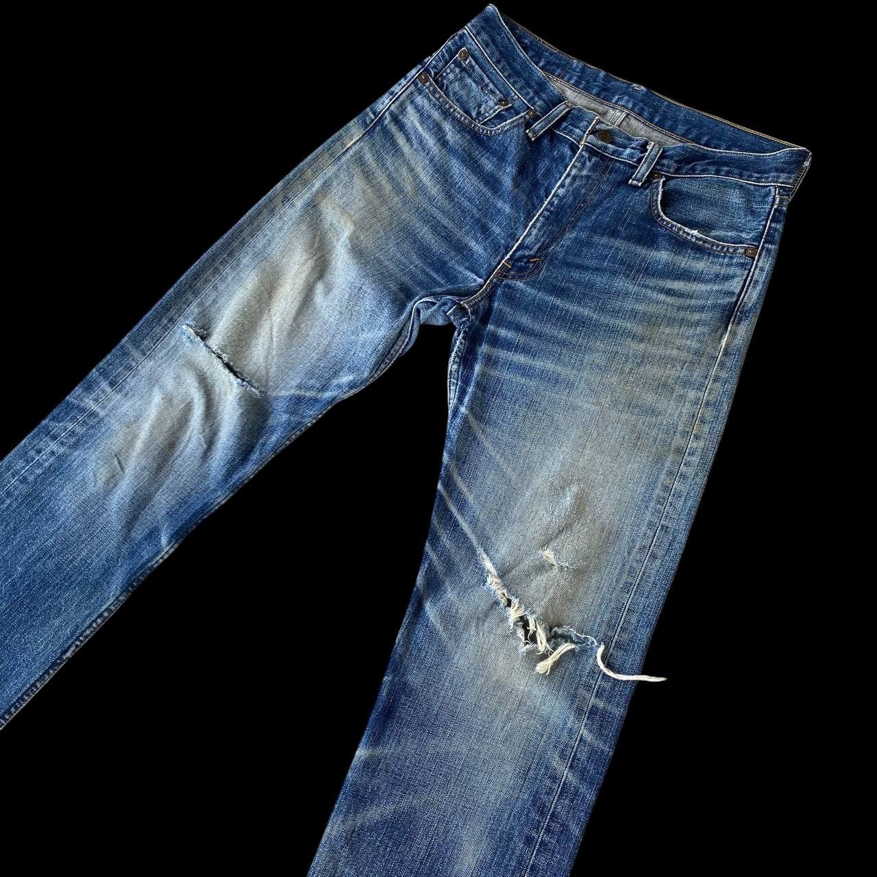 Levi's VINTAGE LEVIS 505 JAPAN DISTRESSED DENIM W32X33 Size US 32 / EU 48 - 8 Thumbnail