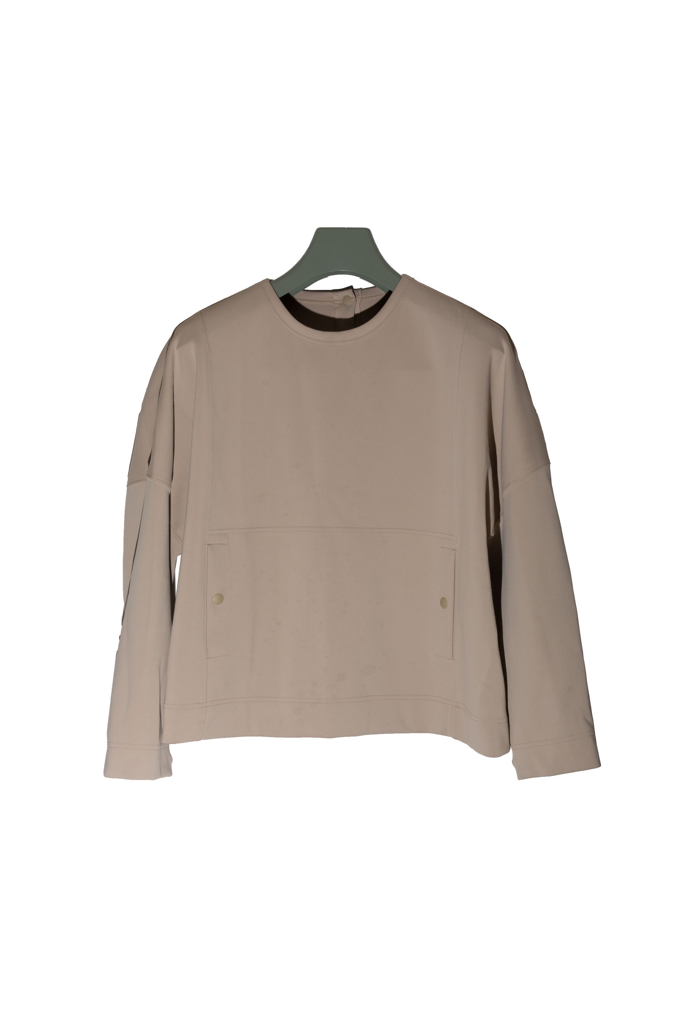 Issey Miyake OVERSIZED BEIGE POPPER CINCH SWEATSHIRT Size US XL / EU 56 / 4 - 1 Thumbnail