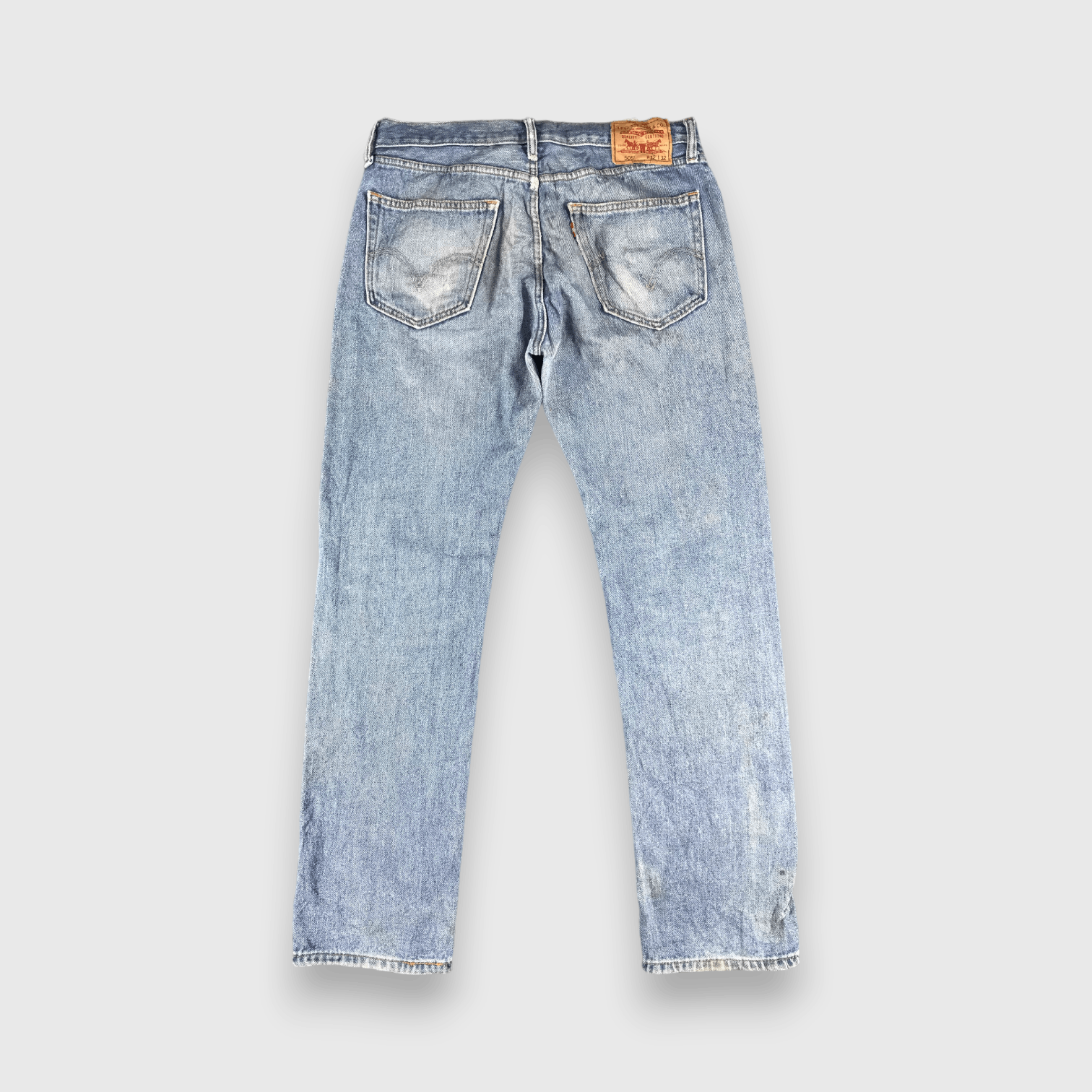 Levi's Vintage Blue Wash Levis 505 Jeans-J2676 Size US 33 - 2 Thumbnail