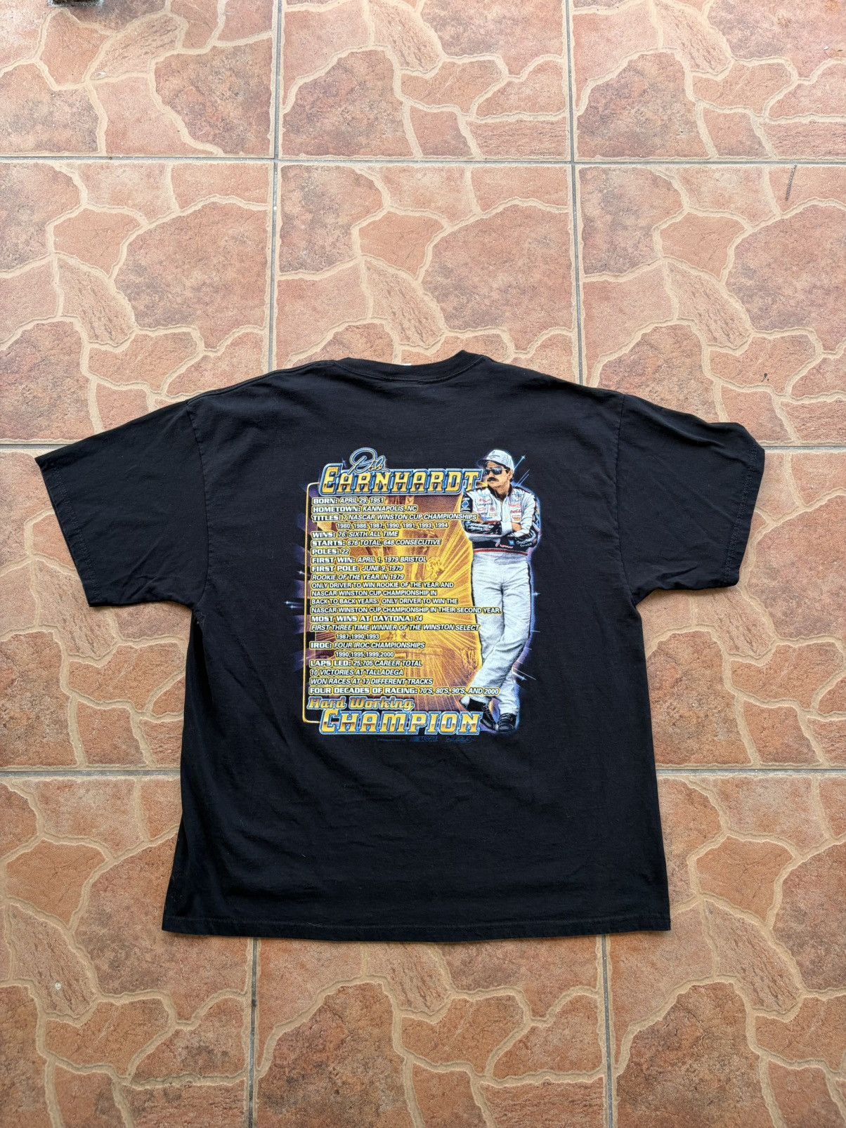 Chase Authentics Vintage Dale Earnhardt tee Size US XXL / EU 58 / 5 - 4 Thumbnail
