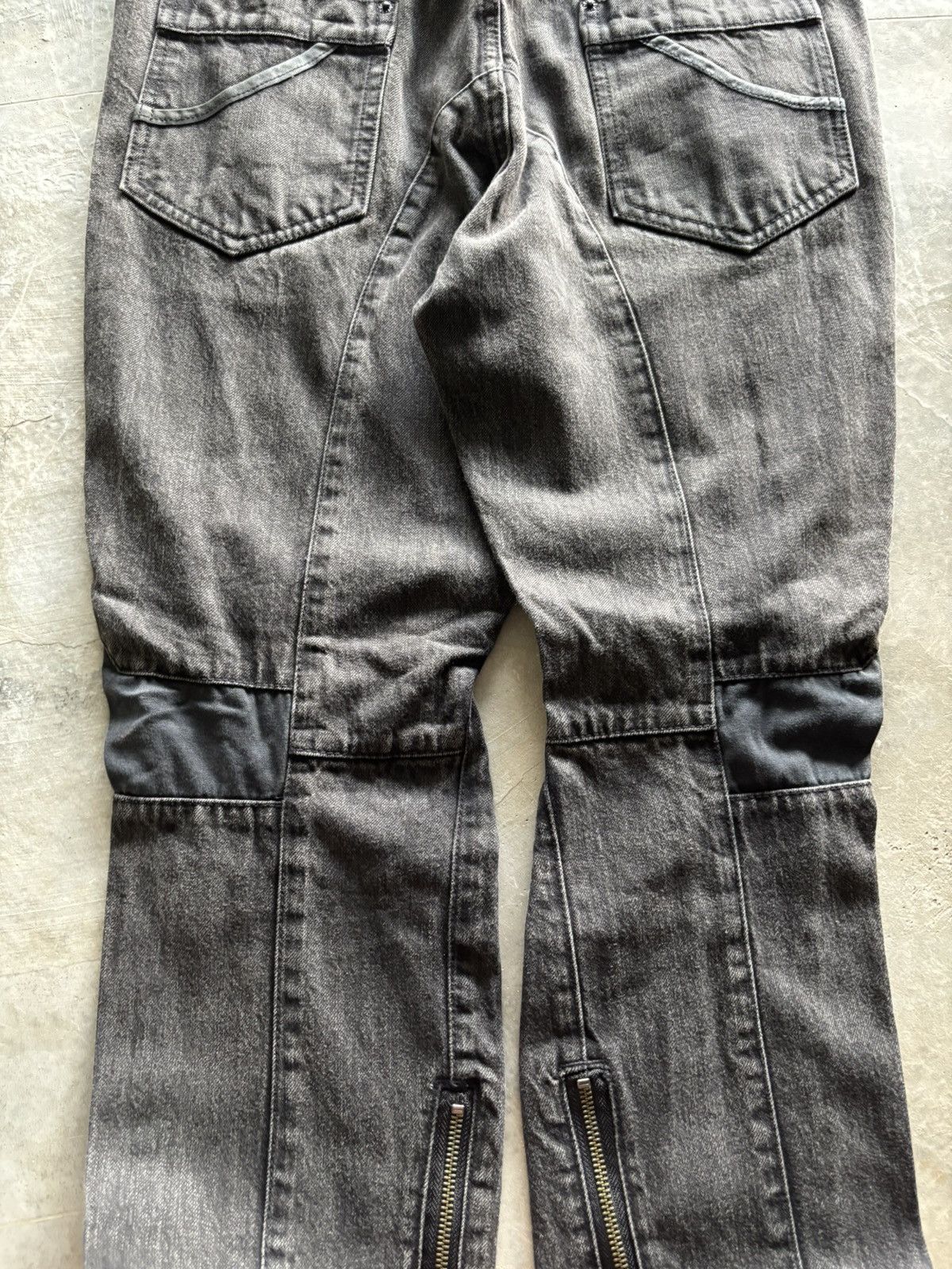PPFM SICK PPFM BIKERS JEANS ZIPPER PUNK BONDAGE SEDITIONARIES Size US 34 / EU 50 - 17 Thumbnail