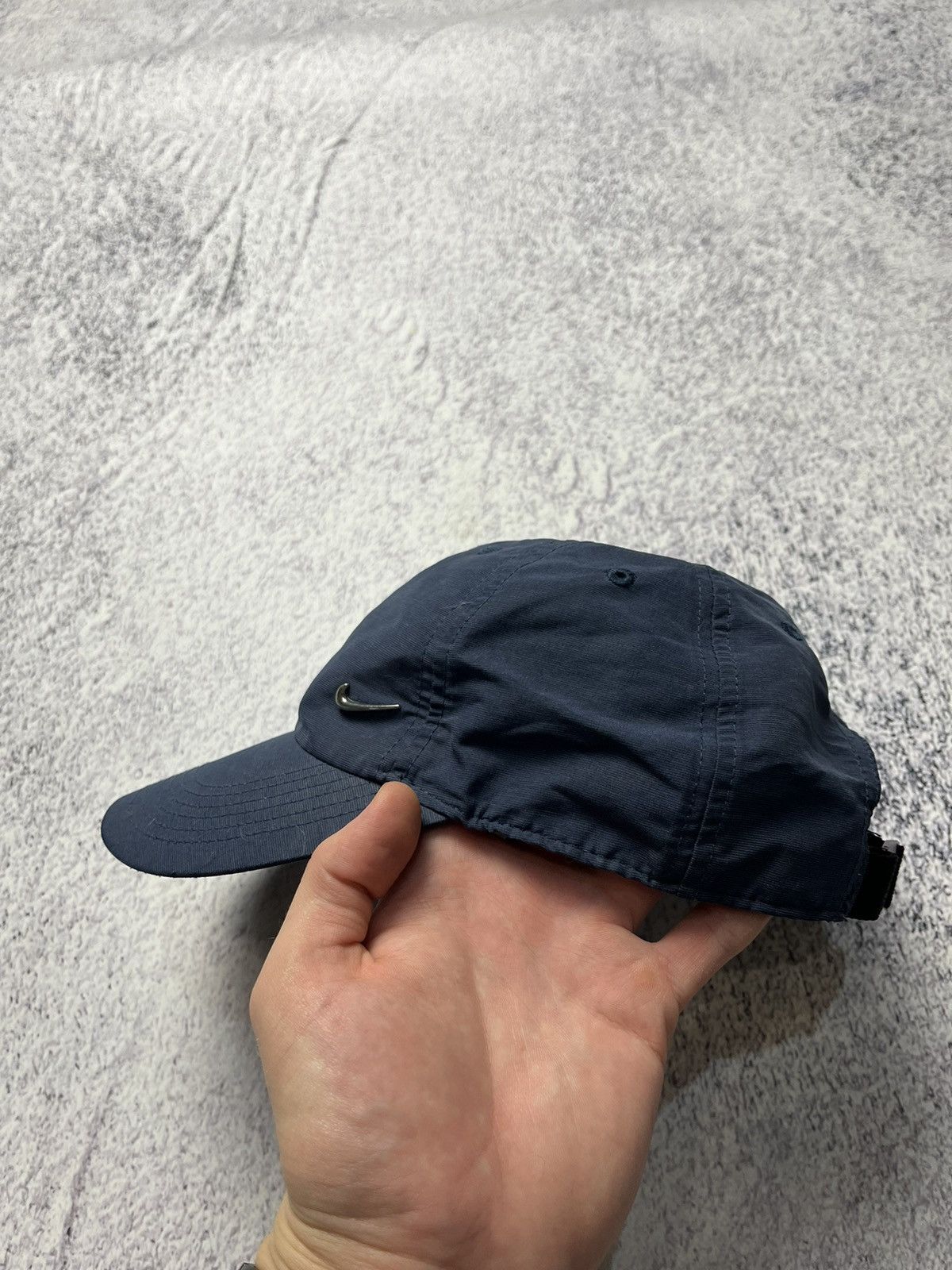 Nike Vintage Nike Cap Metal Swoosh Y2K Style Streetwear Size ONE SIZE - 6 Thumbnail