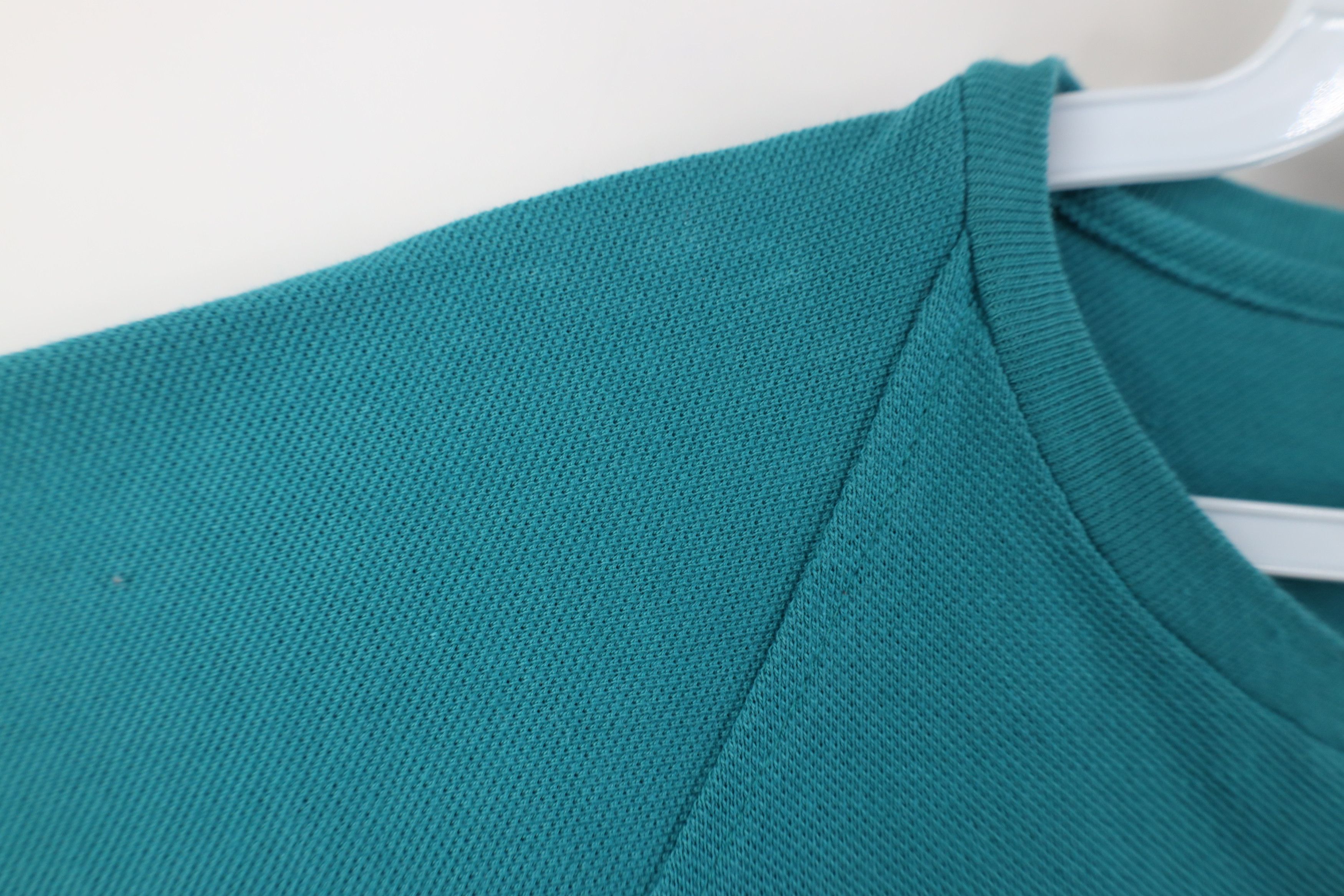 Vintage Vintage 90s Streetwear Short Sleeve Henley T-Shirt Teal USA Size US M / EU 48-50 / 2 - 5 Thumbnail