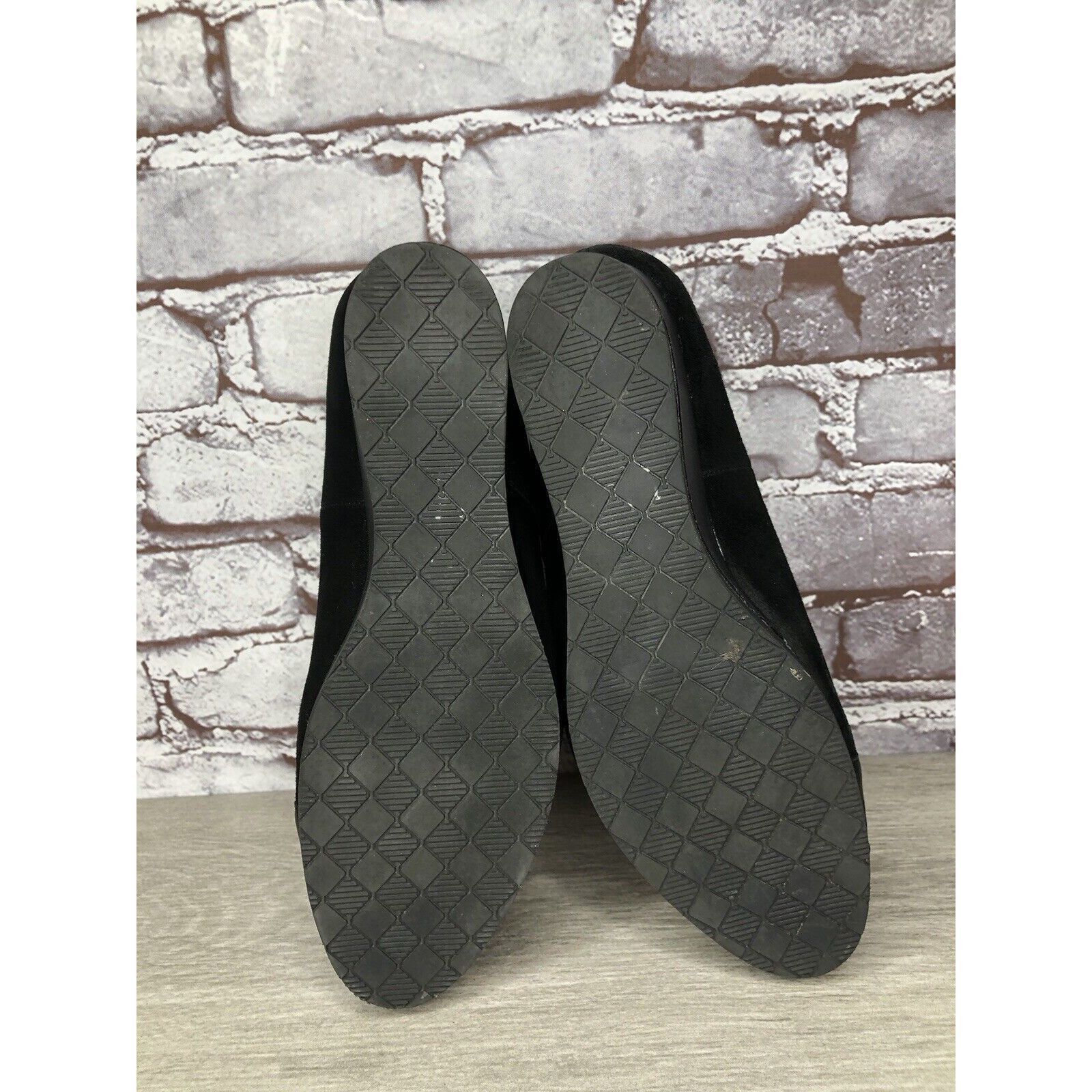 Other Earthies Bondy Black Suede Leather Strap Wedge Booties Women Size US 9 / IT 39 - 6 Thumbnail