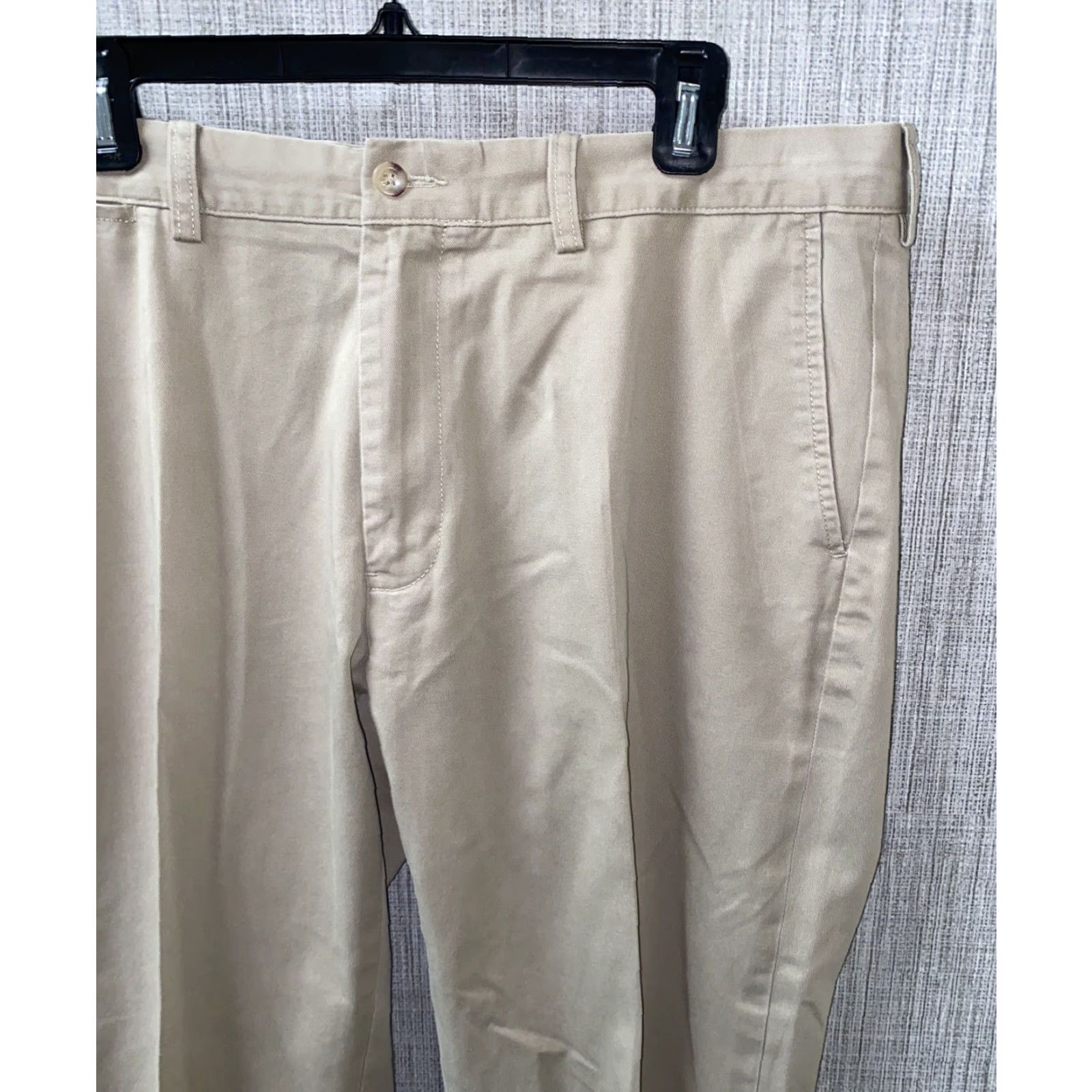 Polo Ralph Lauren Polo Ralph Lauren Mens Beige Preston Pant Casual Pants 38 X 32.5 Regular Cotton Solid Flat Front Beige Mens 38 Casual Pants Size US M / EU 48-50 / 2 - 2 Thumbnail