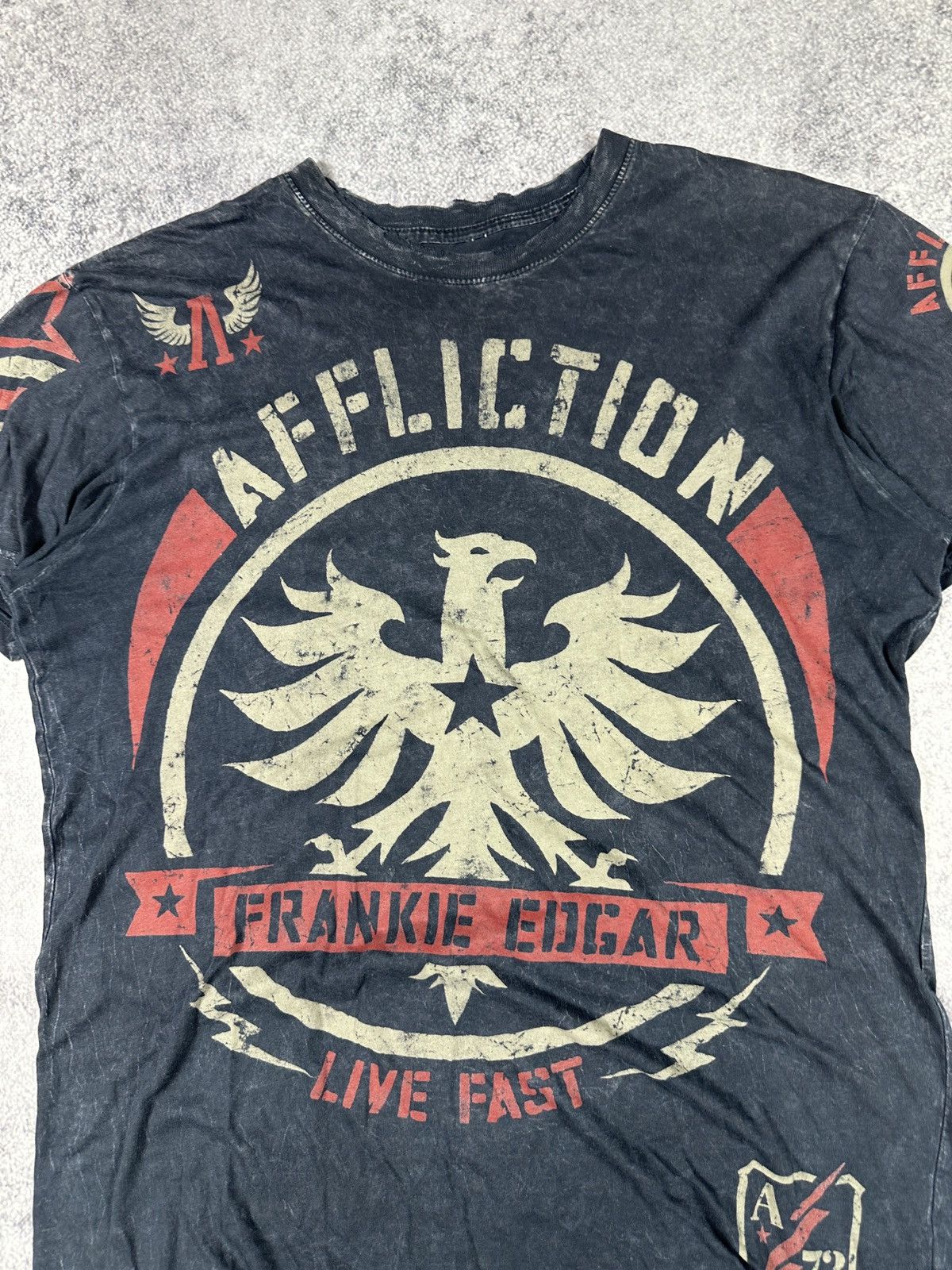 Affliction Y2K Affliction Logo T-shirt Streetwear Rare Style Opium USA Size US L / EU 52-54 / 3 - 2 Thumbnail