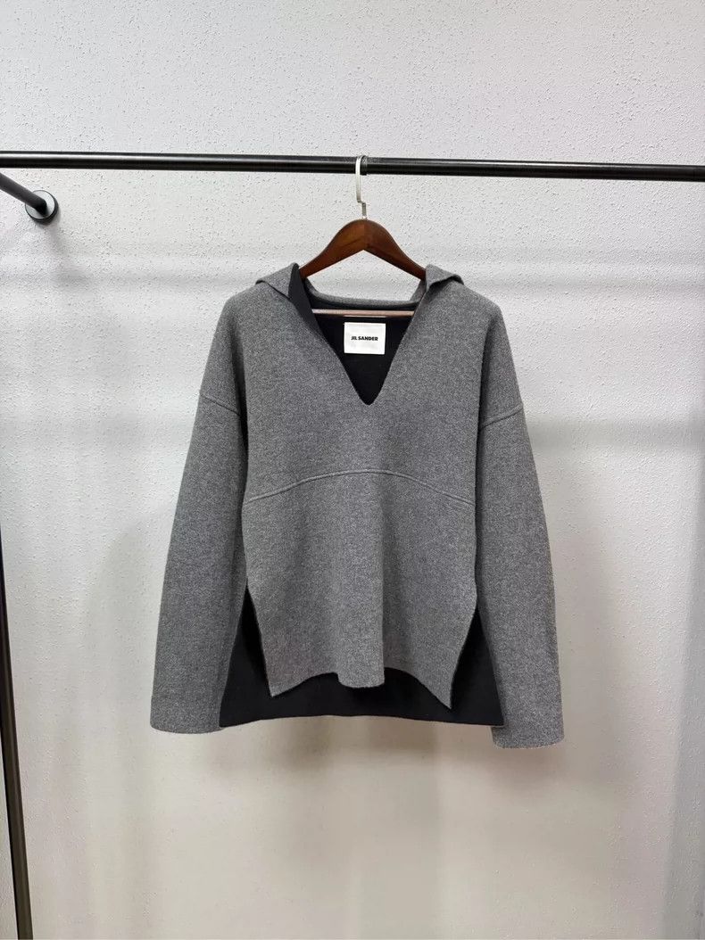 Jil Sander Jil Sander Cashmere navy collar coat Size XXS / US 00 / IT 34 - 1 Thumbnail