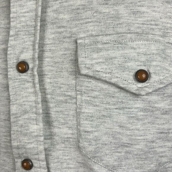 Eleventy Eleventy Texas Cotton Snap Western Button Down Shirt Size US XL / EU 56 / 4 - 3 Thumbnail