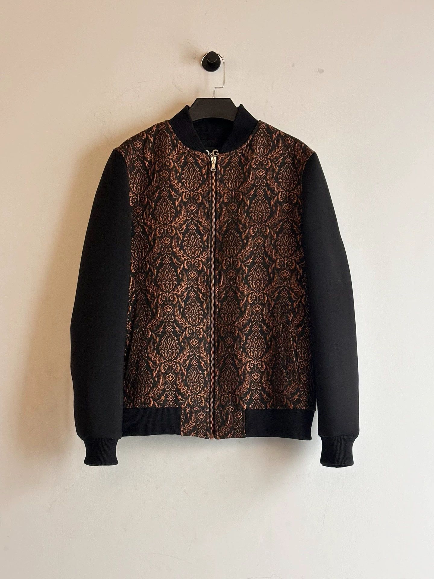Dolce & Gabbana DG Men's Jacquard Baseball Jacket Size US S / EU 44-46 / 1 - 1 Thumbnail