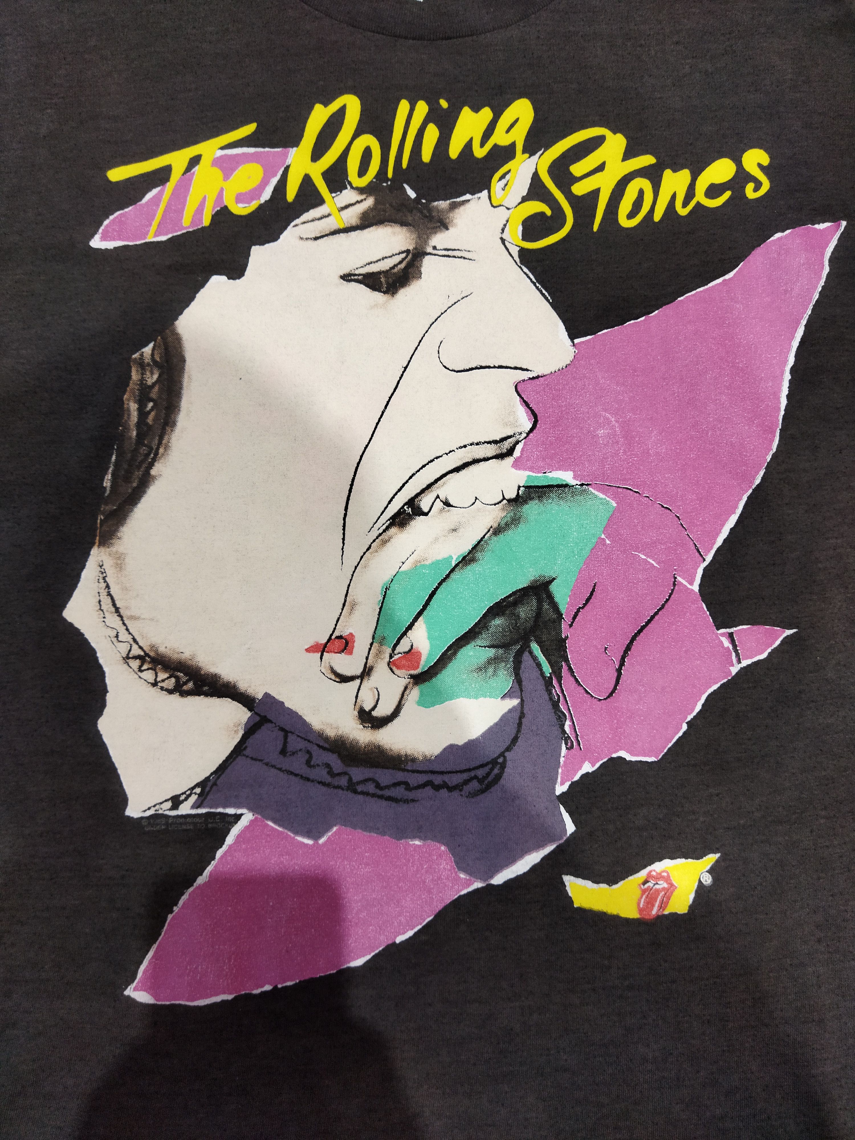 Vintage 80s The Rolling Stones The North American Tour Tee