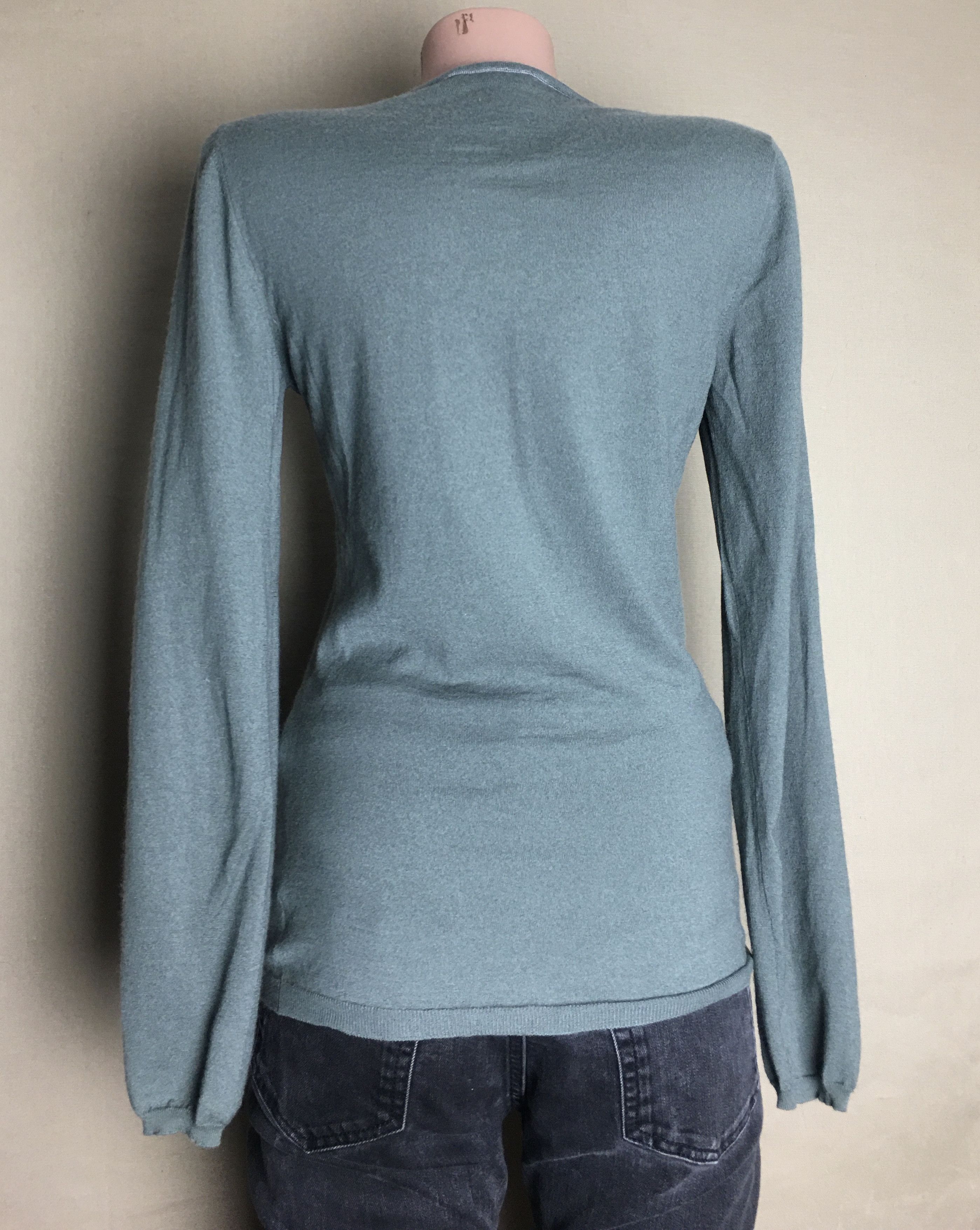 Brunello Cucinelli Brunello Cucinelli Cashmere V-Neck Sweater EU M/ US L Size L / US 10 / IT 46 - 3 Thumbnail