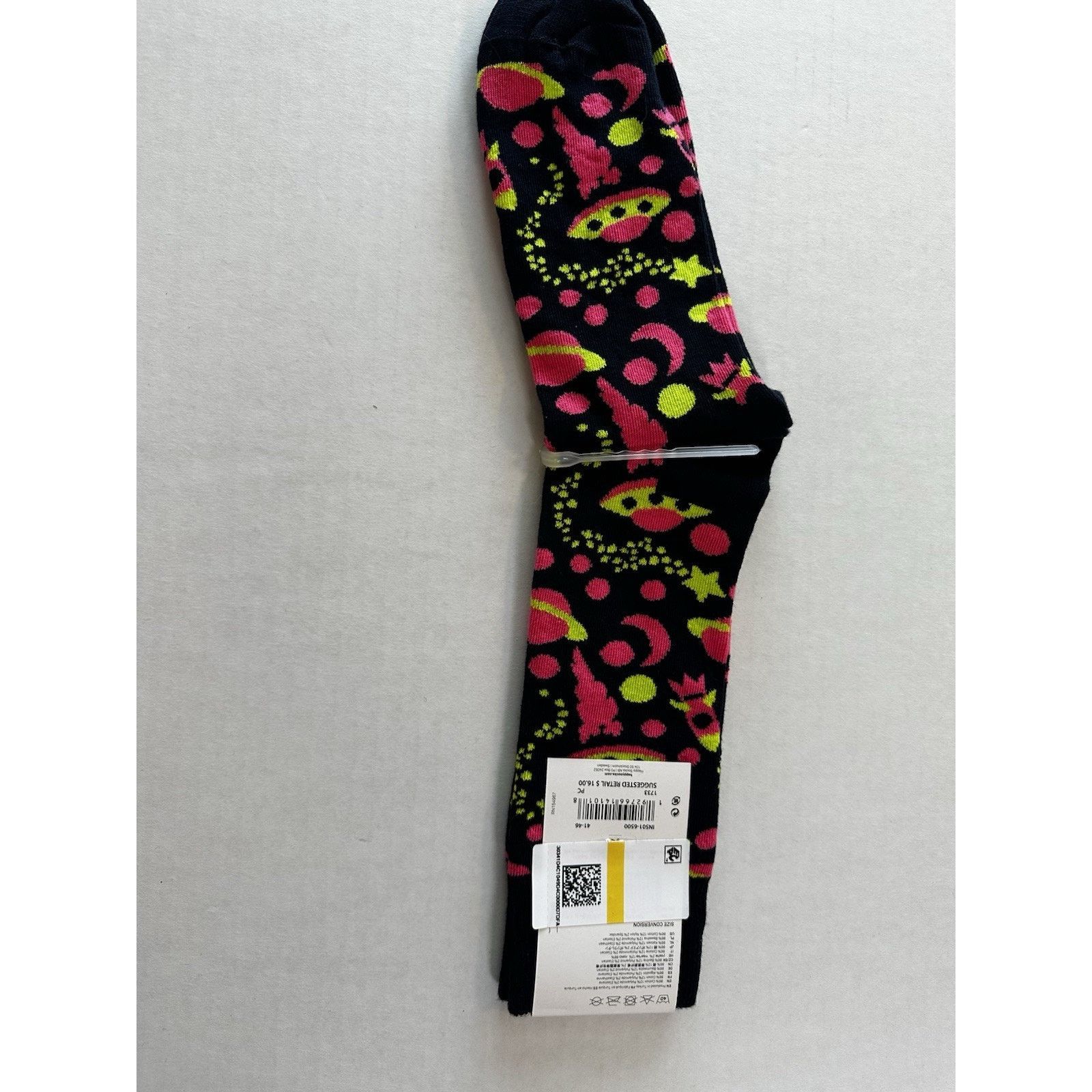 Happy Socks Happy Socks Crew Into Space Socks Sz M 8-12, W 10-12.5 NWT Size ONE SIZE - 5 Thumbnail