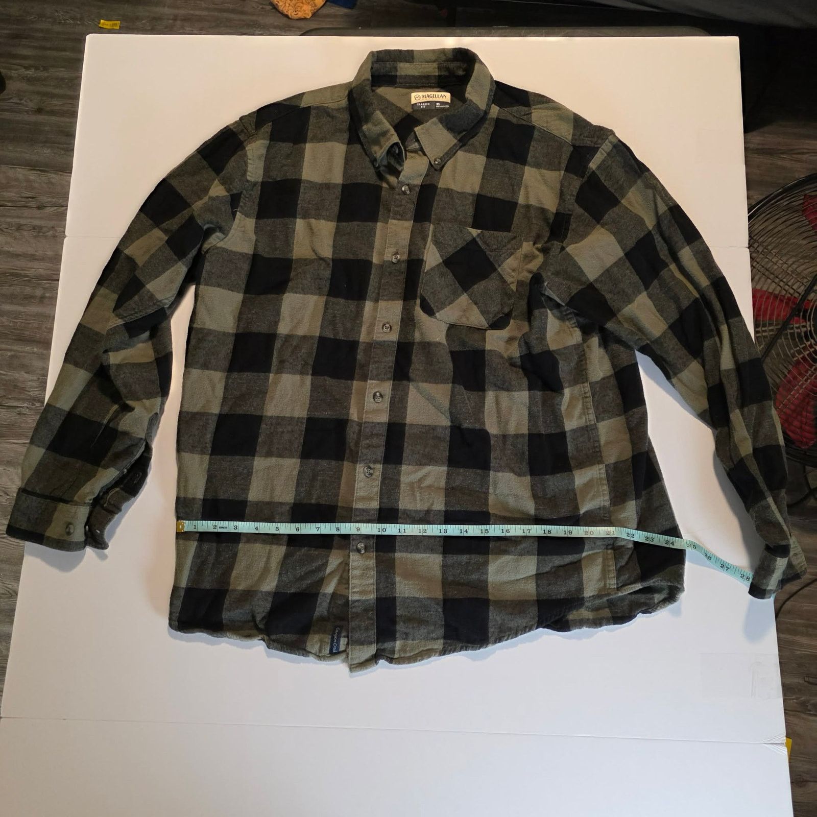 Other Magellan Outdoors Flannel XL Classic Green / Black Plaid Size US XL / EU 56 / 4 - 2 Thumbnail