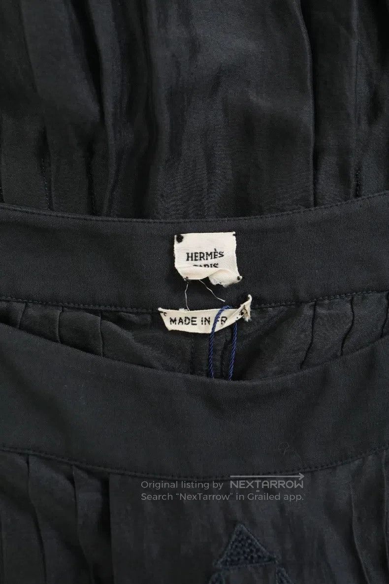 Hermes Hermes Black Dress with Chest Embroidery Logo Sleeveless D Size XS / US 0-2 / IT 36-38 - 7 Thumbnail