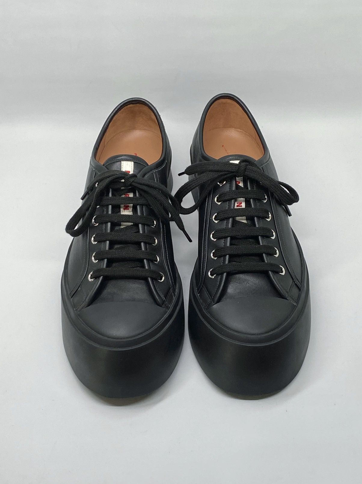 Marni Marni Pablo Leather Low-Top Sneakers size 42/us size 9 Size US 9 / EU 42 - 2 Thumbnail
