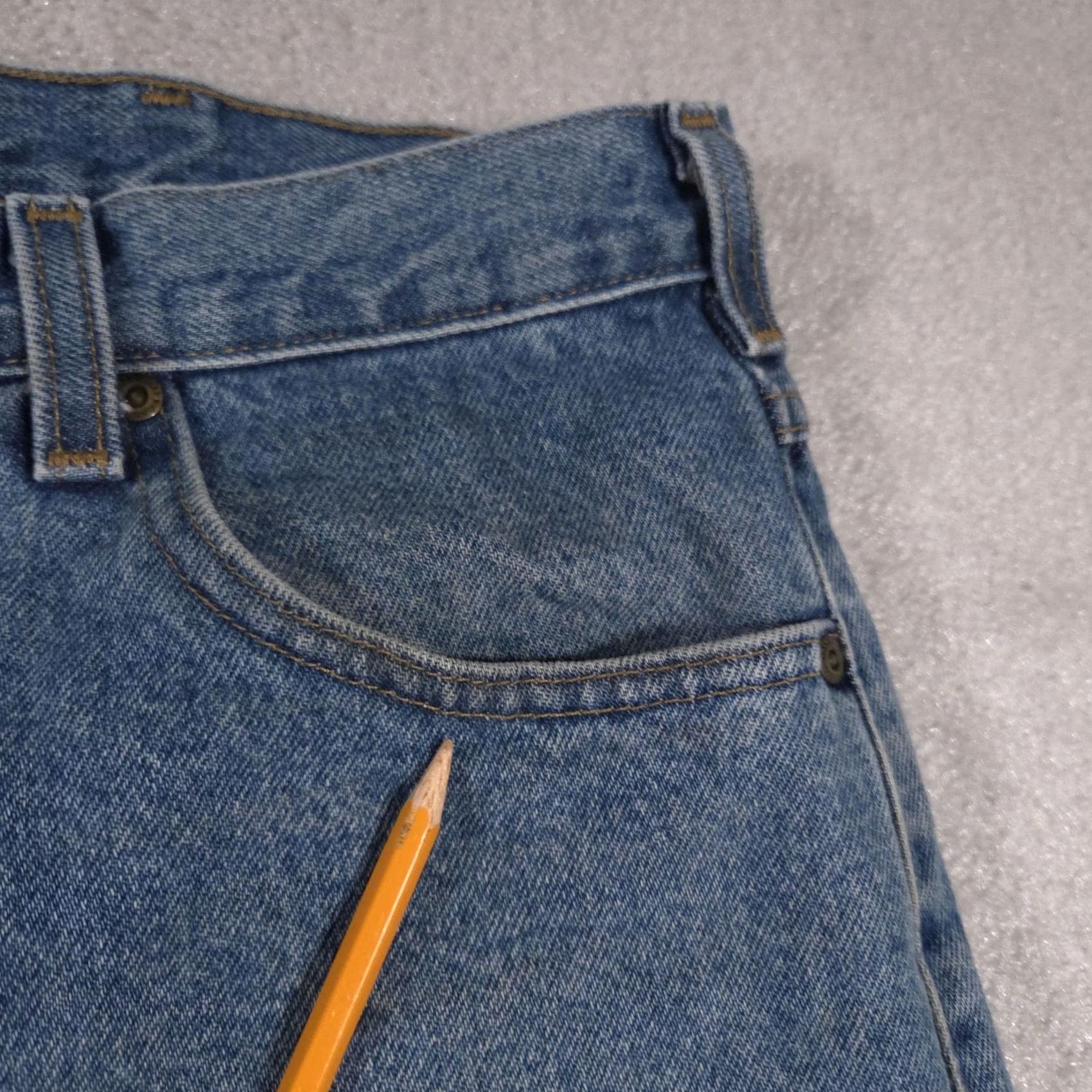 Carhartt Carhartt Jeans Mens 44x30 Blue Relaxed Fit Denim Straight Leg 100% Cotton Pants Size US 44 / EU 60 - 7 Thumbnail