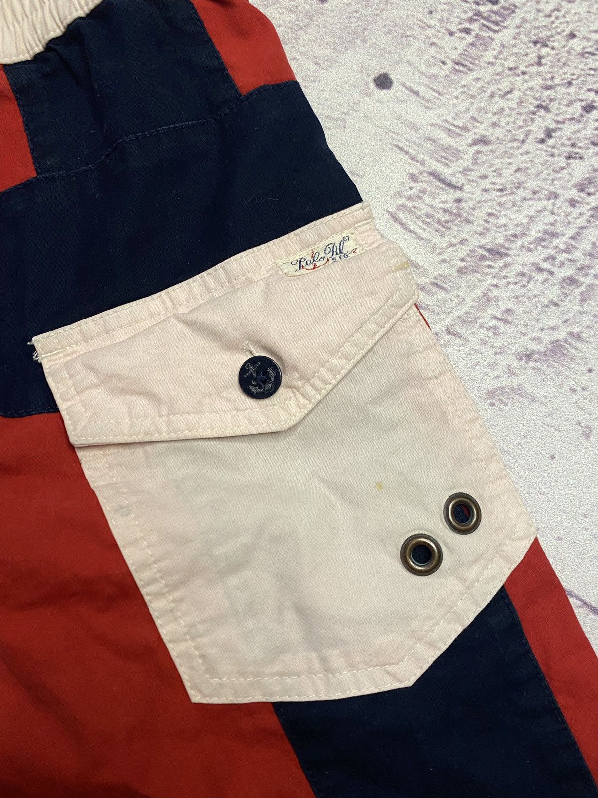 Ralph Lauren MENS Polo Ralph Lauren Red Swing Shorts vintage streetwear Size US 38 / EU 54 - 9 Thumbnail