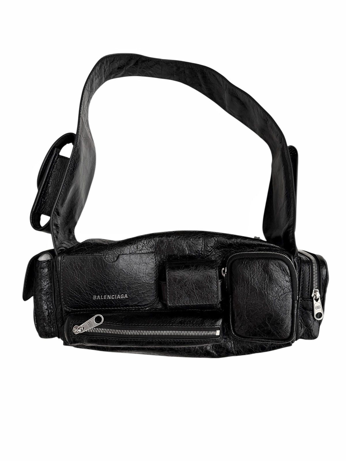 Balenciaga Superbusy Mini XS Black Hobo Bag Size ONE SIZE - 1 Thumbnail