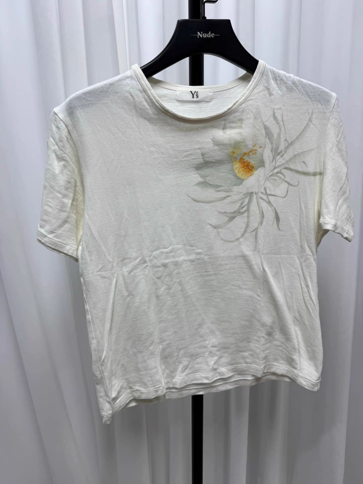 Yohji Yamamoto yohji yamamoto Epiphyllum Print Short Sleeve K20 Size US L / EU 52-54 / 3 - 4 Thumbnail