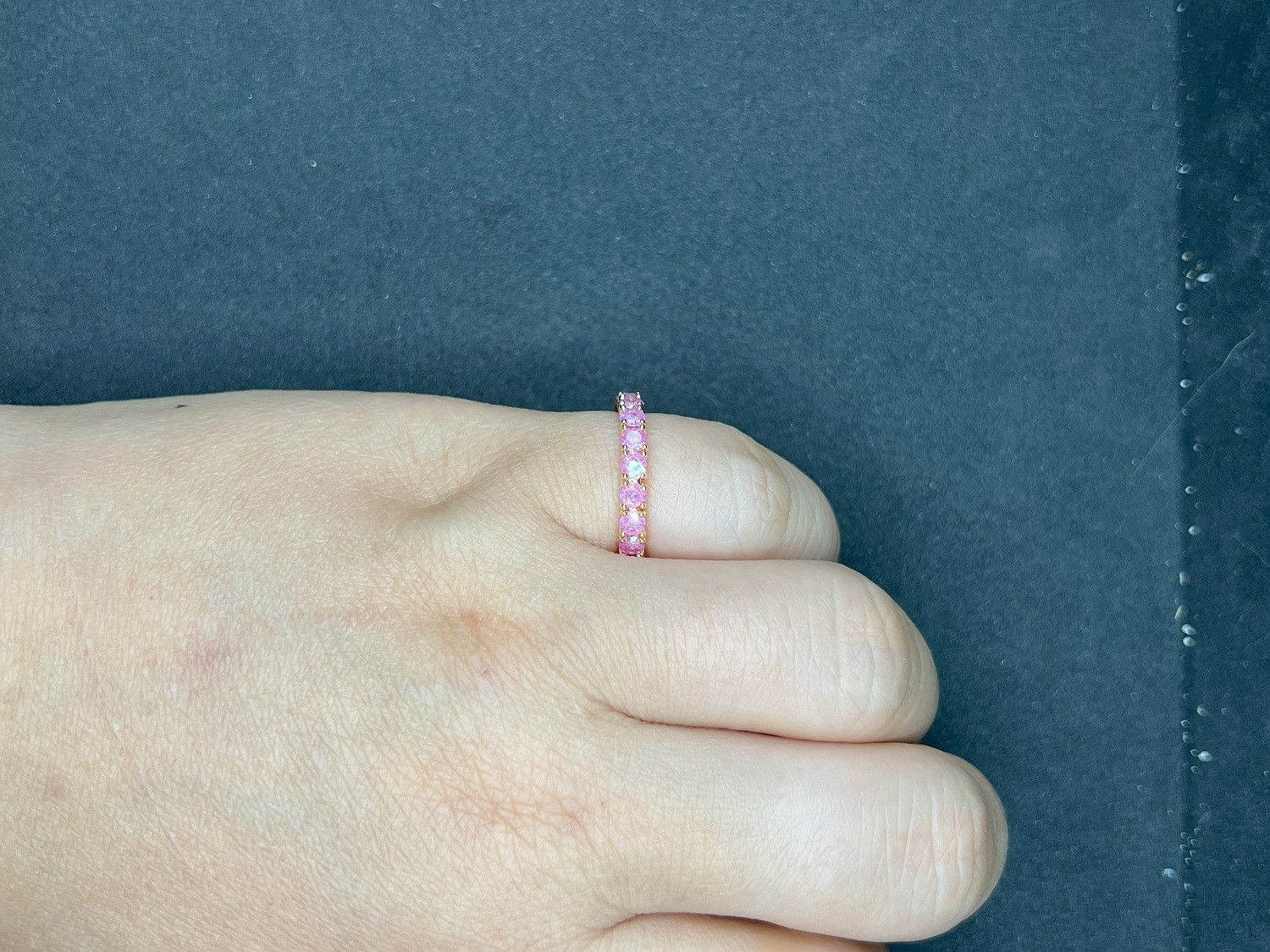 Jewelry Pink Czs Rose Gold Ring - Size 7 Size ONE SIZE - 4 Thumbnail