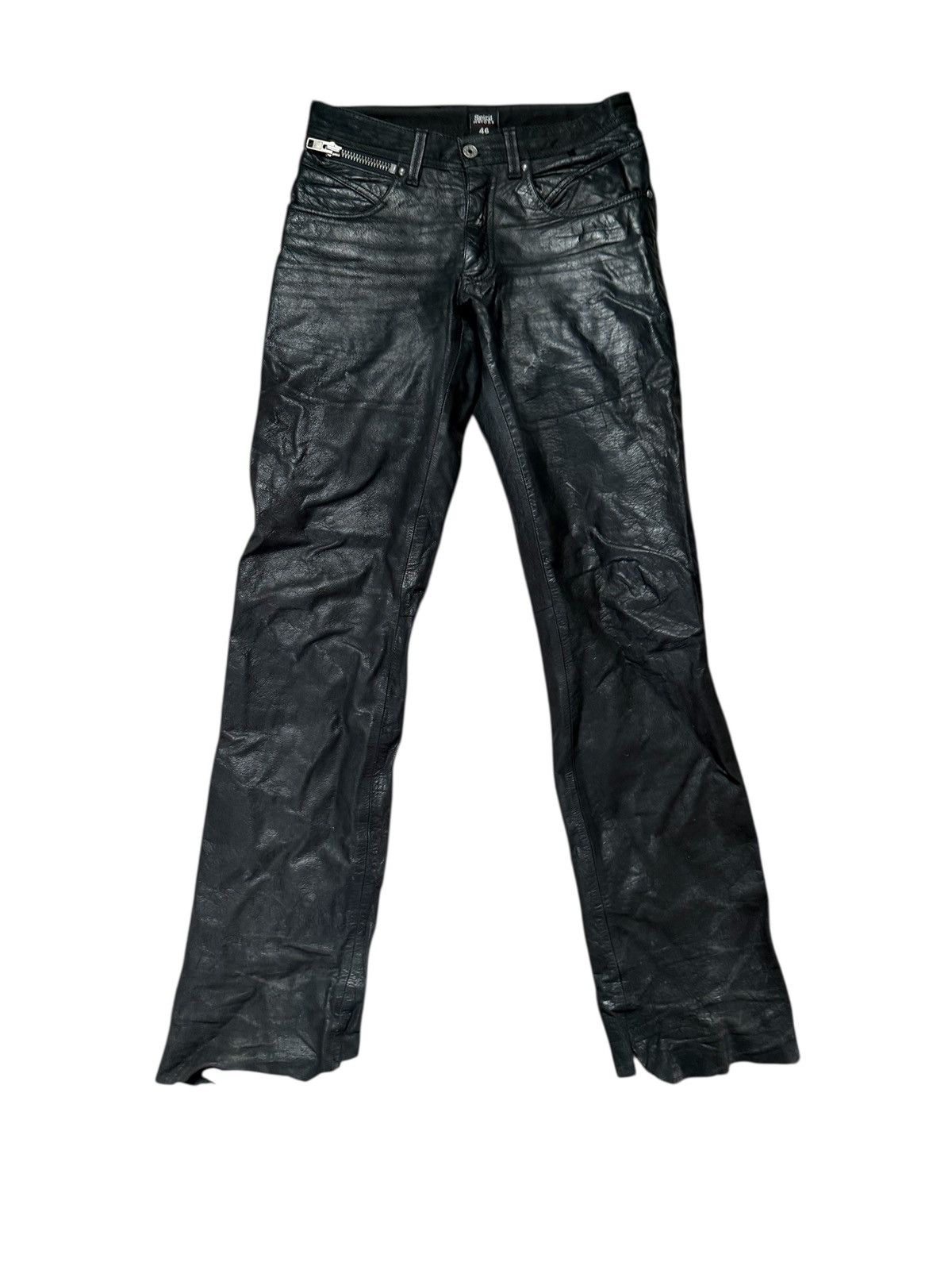 Genuine Leather Avantgarde Leather Bikers Spirit Motors Opium Vintage Y2K Size US 32 / EU 48 - 1 Thumbnail