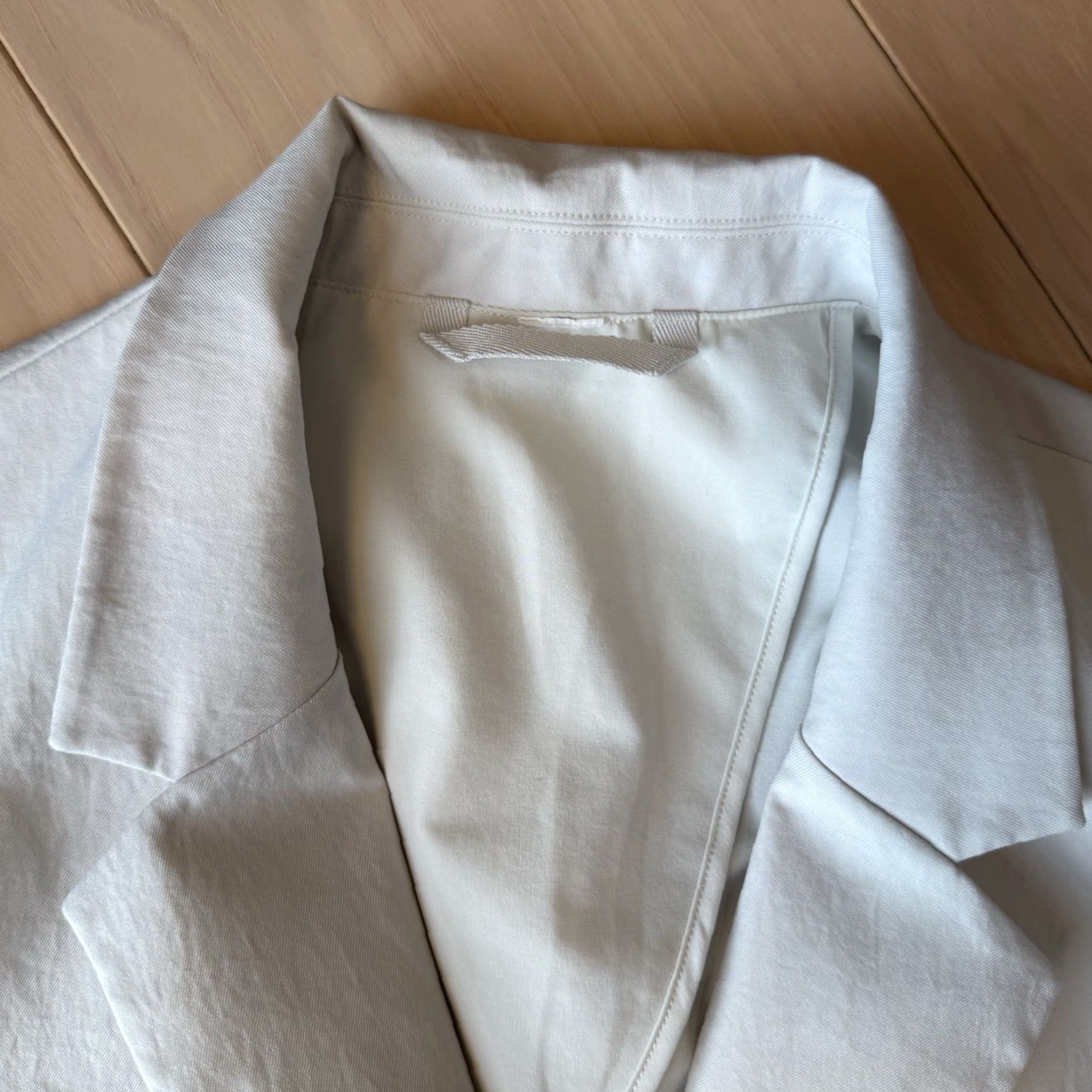 Lululemon Lululemon Relaxed Fit Twill Single Button Blazer Women's Medium Ivory Blazer, Lululemon, Blazer, Women's, Medium, Ivory Size M / US 6-8 / IT 42-44 - 7 Thumbnail