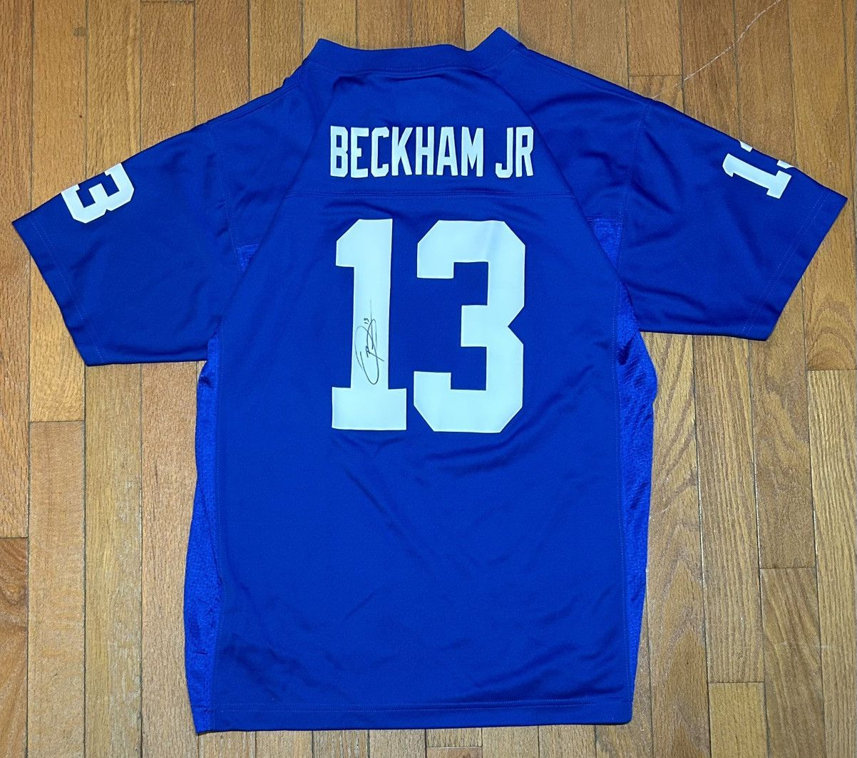 NFL New York Giants Odell Beckham Signed Jersey Size US XL / EU 56 / 4 - 1 Thumbnail