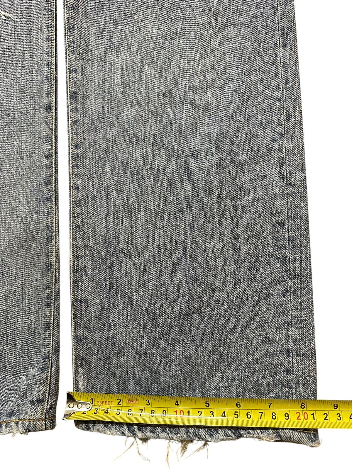 Junya Watanabe Vintage Japanese Brand Blue Faded Wash Distress Loose Jeans Size US 32 / EU 48 - 16 Thumbnail