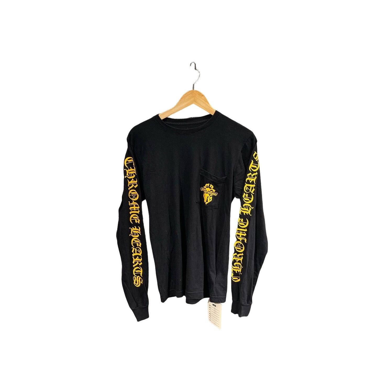 Chrome Hearts Chrome Hearts Yellow Script Long Sleeve T-Shirt Size S Size US S / EU 44-46 / 1 - 1 Thumbnail