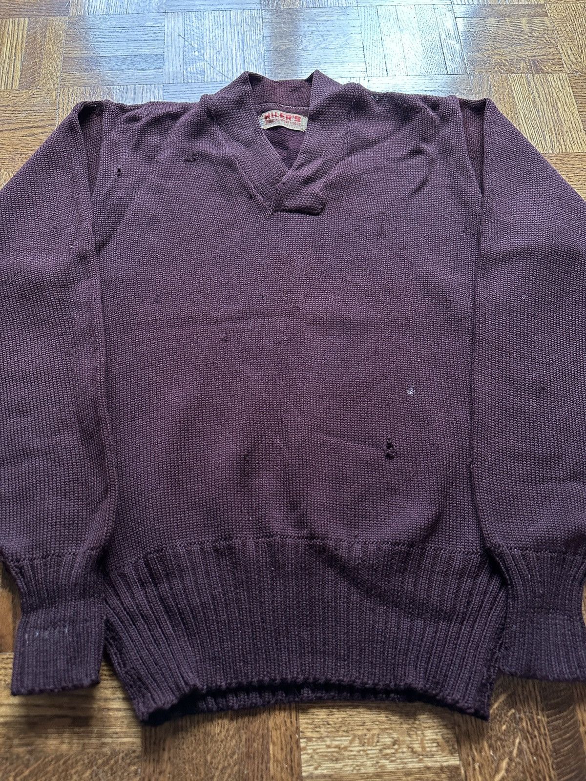 Other Vintage 40s Spalding Sportgoods Varsity Knit Sweater Size US M / EU 48-50 / 2 - 4 Thumbnail
