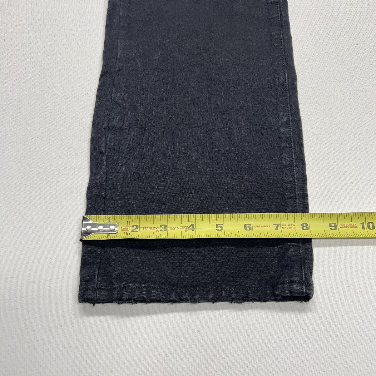 Vintage Loomstate Pants Black Straight Canvas Workwear Utility Firm Size US 32 / EU 48 - 20 Thumbnail