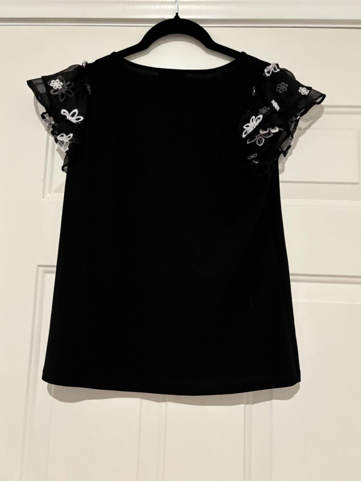 Nordstrom Womens sz XS CeCe Nordstroms short sleeve shirt # 347 Size XS / US 0-2 / IT 36-38 - 2 Thumbnail