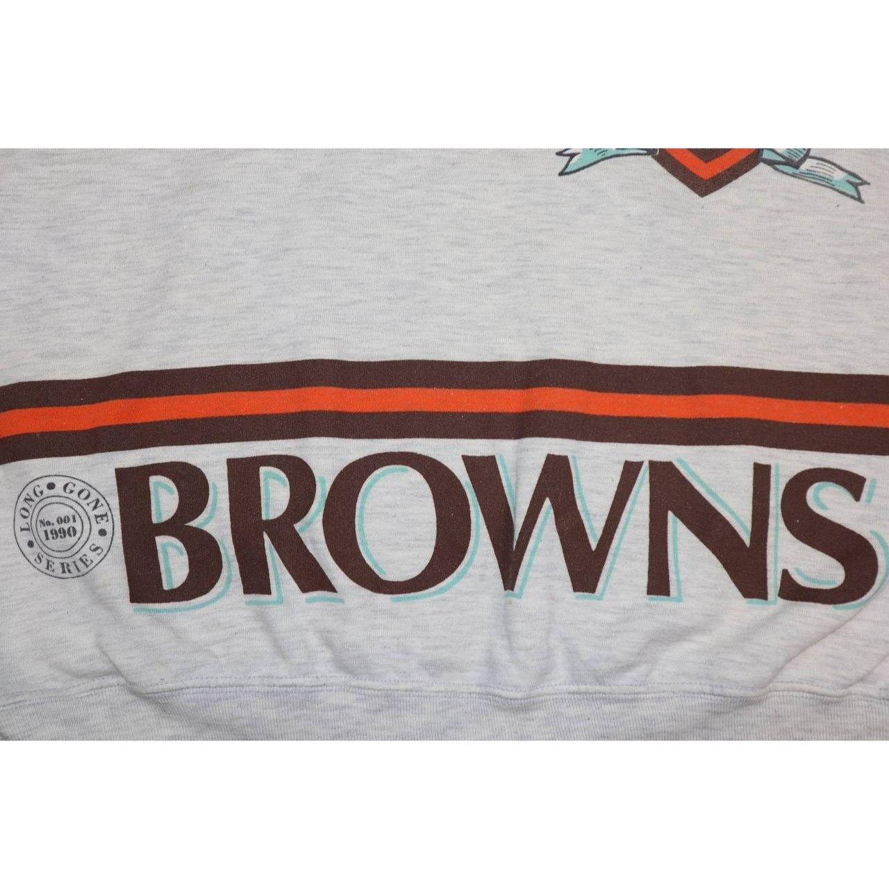 Vintage Vintage Long Gone Cleveland Browns NFL Crewneck Sweatshirt Size US L / EU 52-54 / 3 - 8 Thumbnail