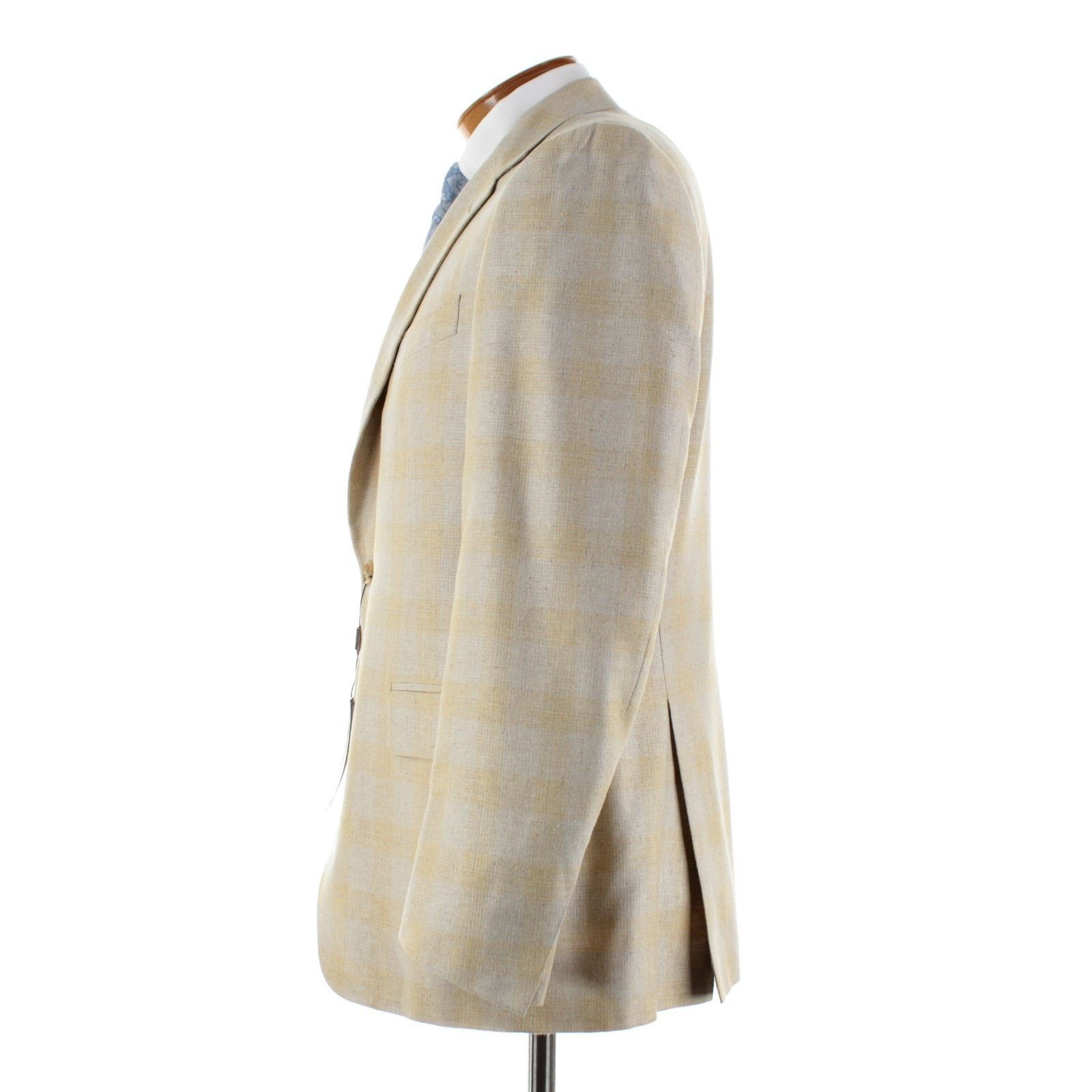 Canali Canali Sport Coat Size 42 Regular US in Beige Size 42R - 4 Thumbnail