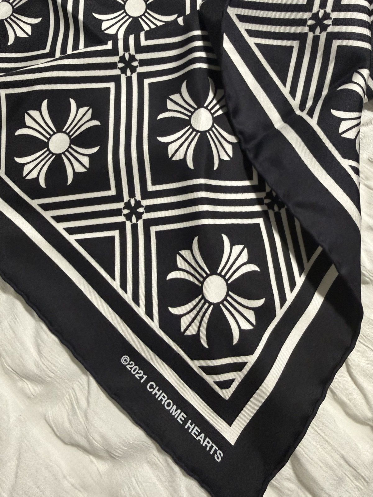 Chrome Hearts Chrome Hearts Silk Scarf Math Plus Size ONE SIZE - 1 Thumbnail