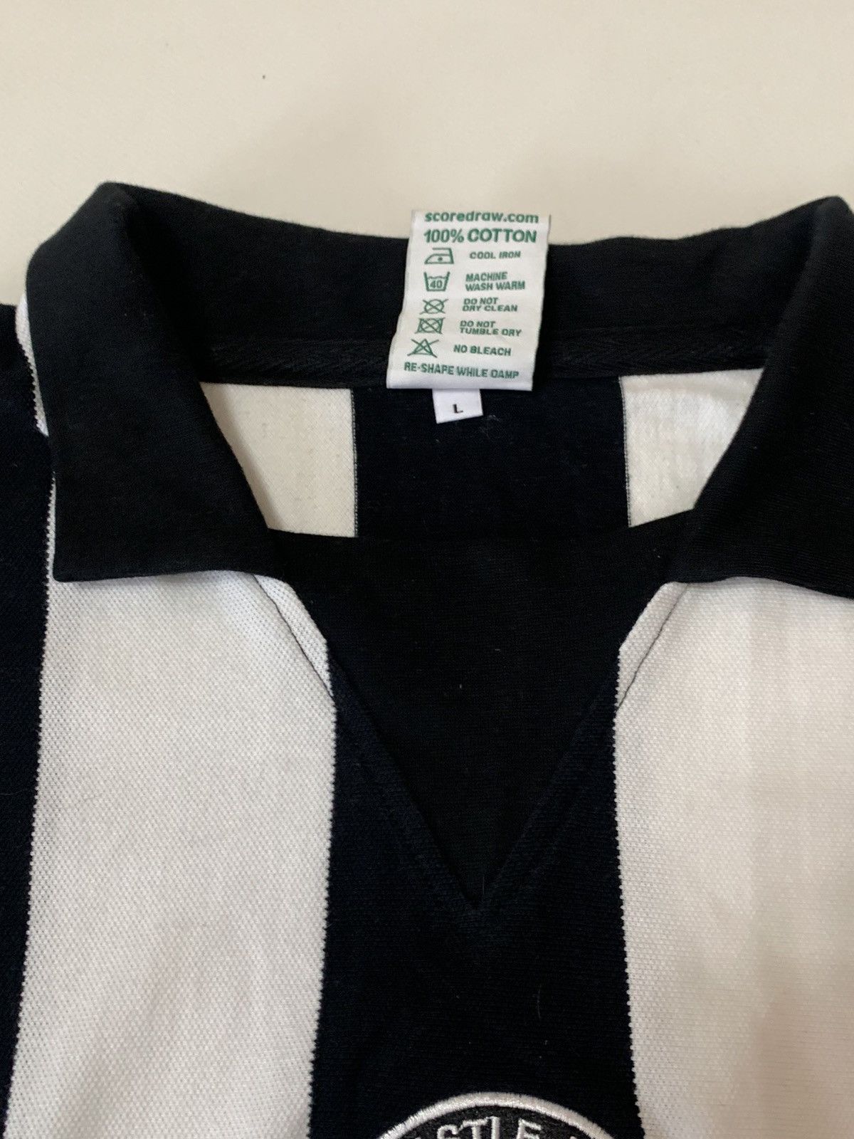 Other Newcastle Home Shirt 1976 -80 ( Score Draw Size US L / EU 52-54 / 3 - 8 Thumbnail