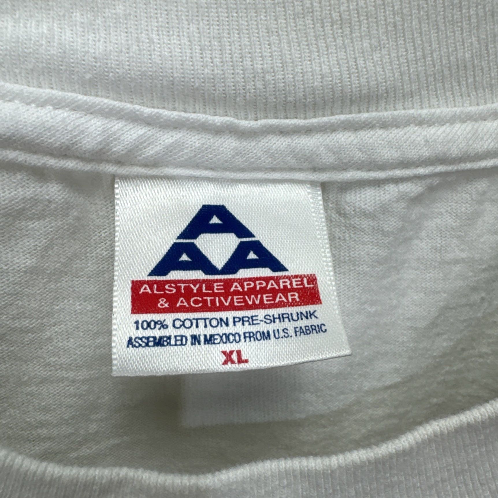 Delta VINTAGE Delta Embroidered Roses T-Shirt XL White Casual 90s Womens Size XL / US 12-14 / IT 48-50 - 3 Thumbnail