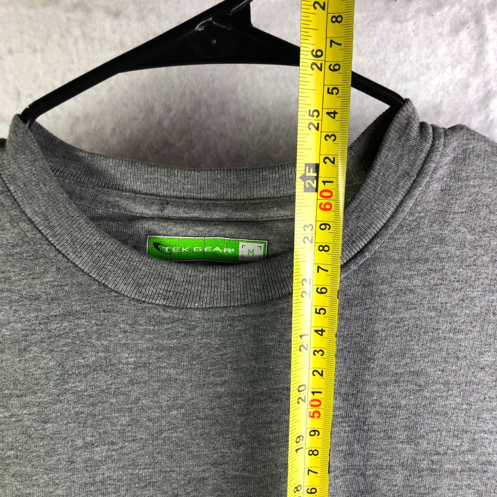 Tek Gear Tek Gear Sweatshirt Mens Medium Gray Long Sleeve Crew Neck Pullover Size US M / EU 48-50 / 2 - 3 Thumbnail
