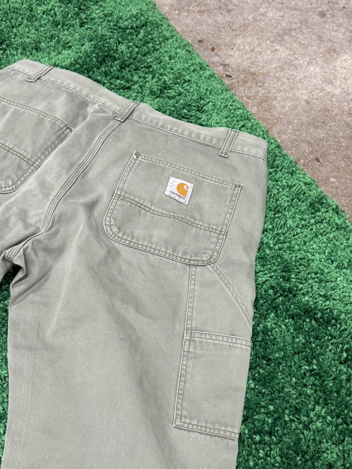 Carhartt Wip Carhartt W.I.P WIP Released Hem Green Painter Pants 36 Size US 36 / EU 52 - 3 Thumbnail