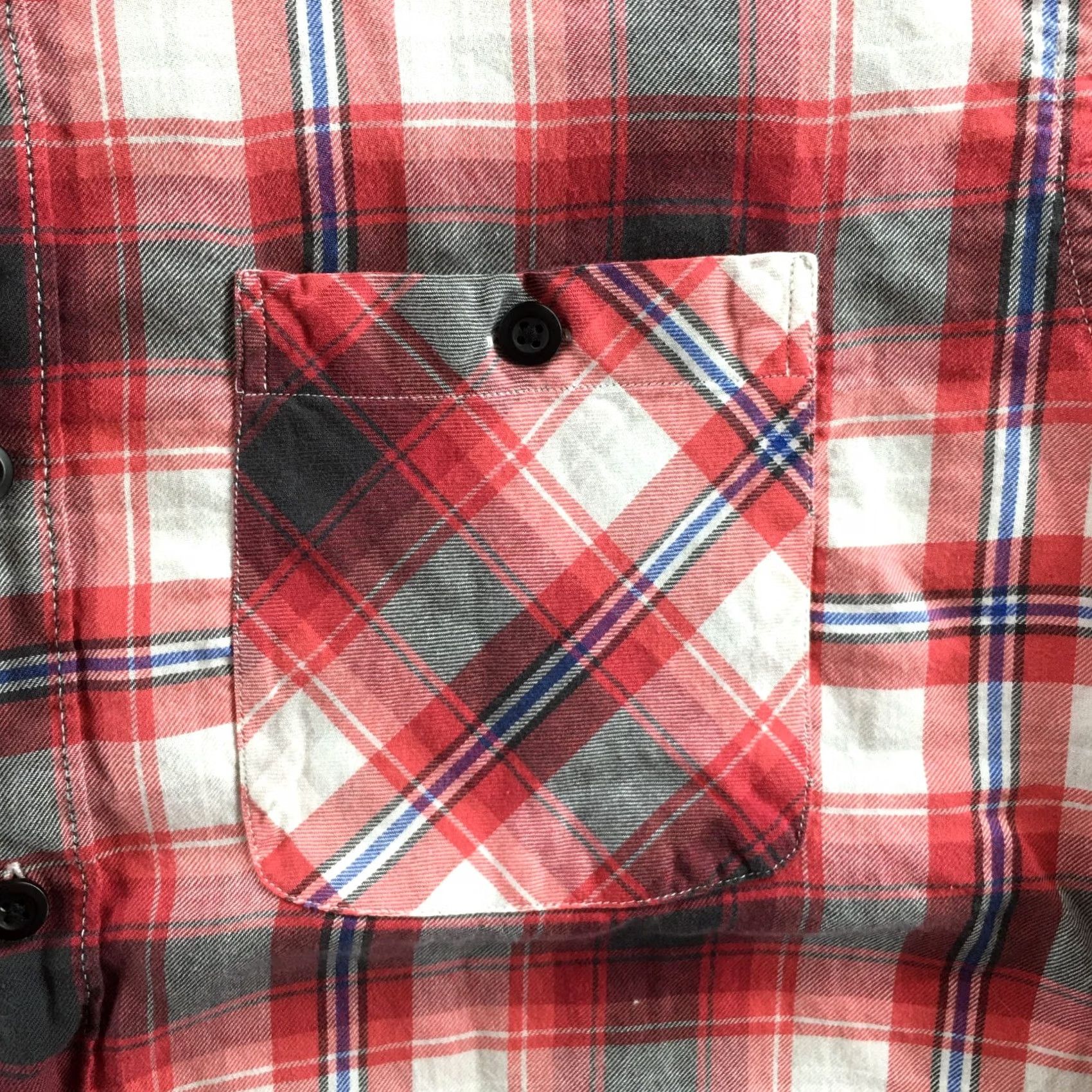 American Eagle Outfitters American Eagle Outfitters Shirt L Red Plaid Button Down Cotton Long Sleeve Mens Size US L / EU 52-54 / 3 - 4 Thumbnail