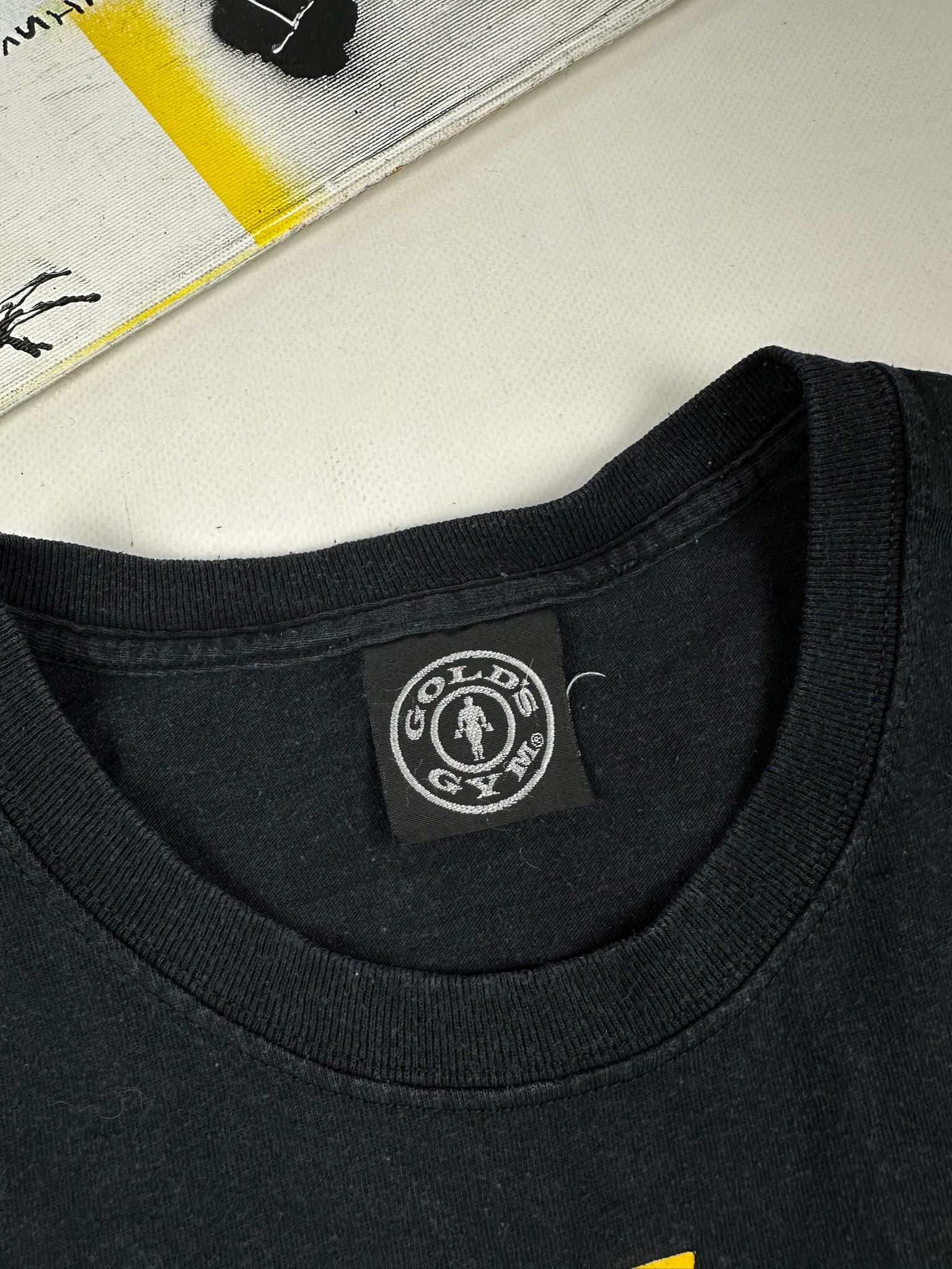 Vintage Vintage GOLDS GYM big spellout tee Size US XL / EU 56 / 4 - 3 Thumbnail