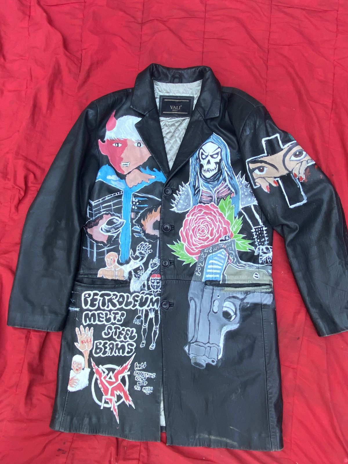 Other Kult Resentful Custom leather trench coat Size US XL / EU 56 / 4 - 1 Thumbnail