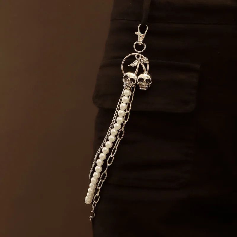 Jewelry Waist Pants Chain Wallet Chain Skull Keychain Size ONE SIZE - 1 Thumbnail