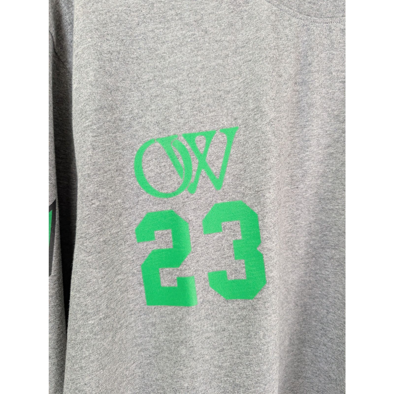 Off-White o1rshd1 23 Varsity Skate Long Sleeve Tee T-Shirt in Grey Size US XXL / EU 58 / 5 - 7 Thumbnail