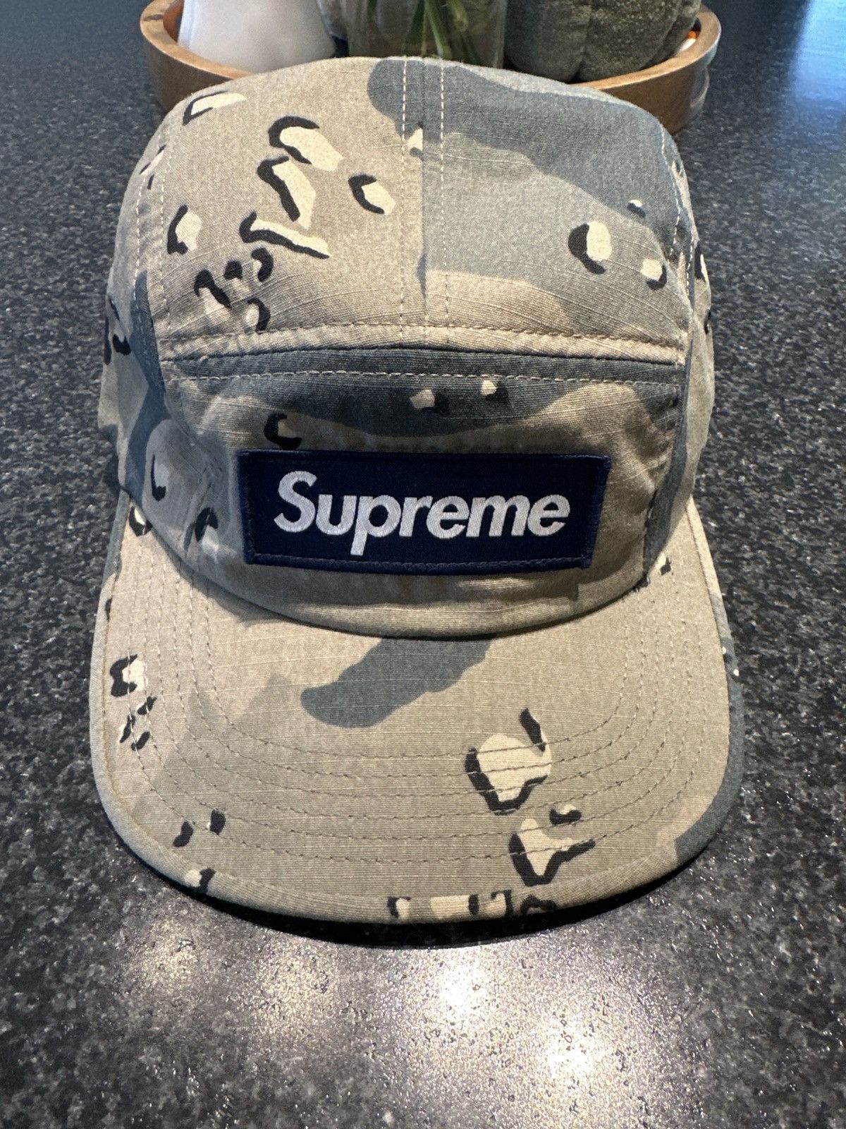 Supreme Supreme Blue Military Camo Camp Hat Grailed