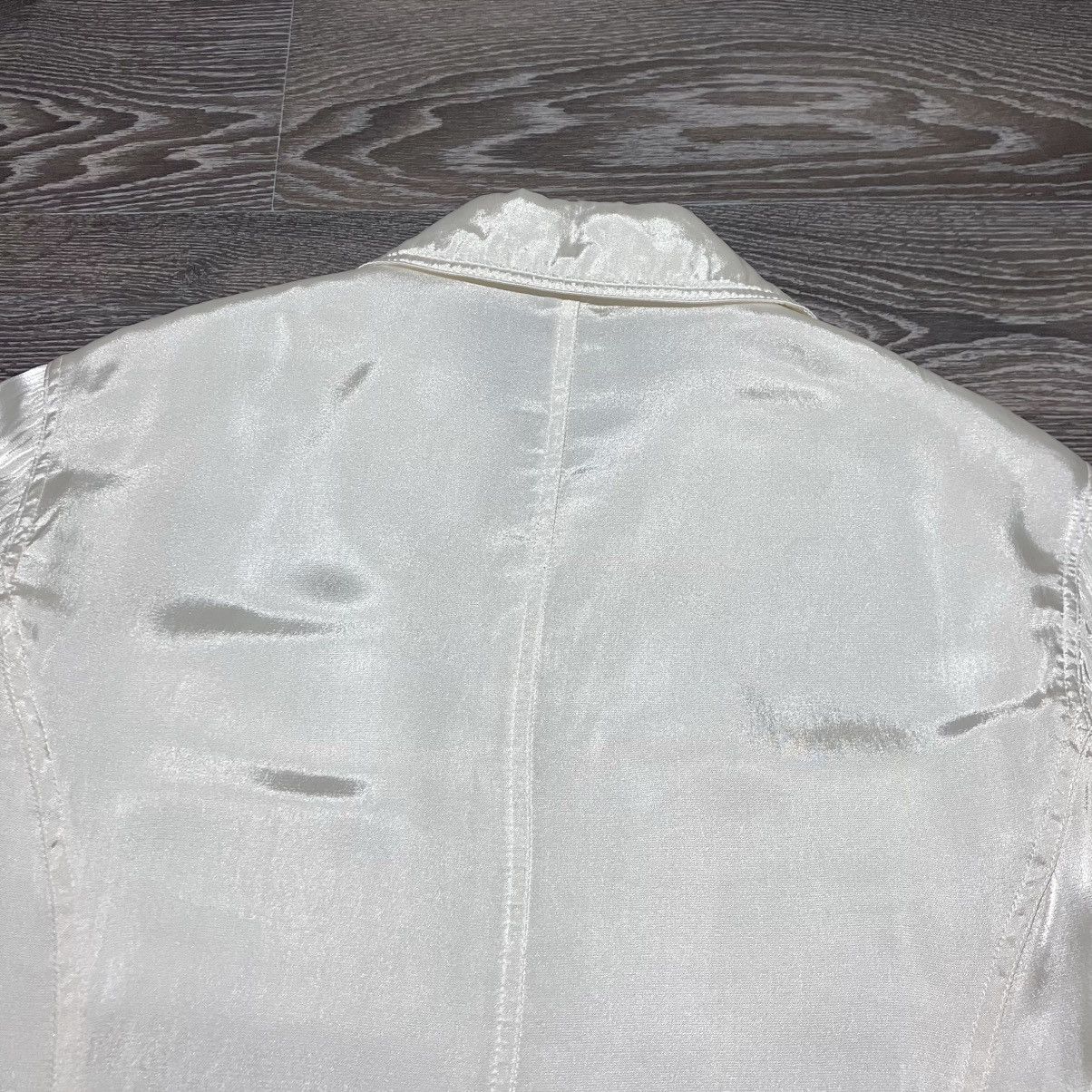 Emporio Armani Archive EMPORIO ARMANI Iridescent Silk/Rayon Manouter Jacket Size US M / EU 48-50 / 2 - 20 Thumbnail