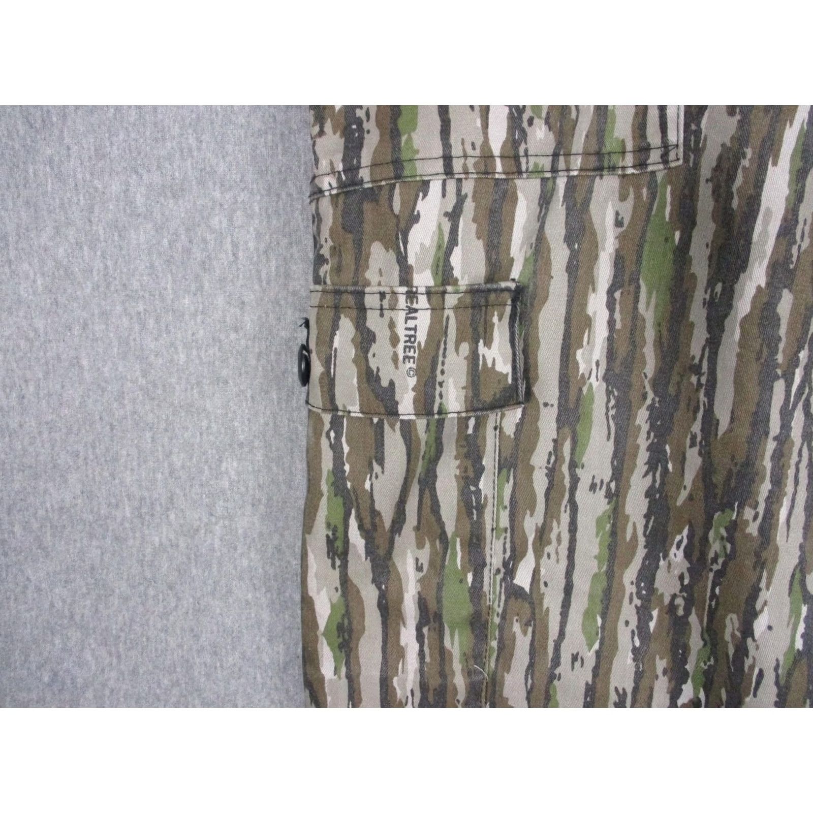 Vintage VINTAGE Pelican Brand Cargo Pants Mens 40x32 Woodland Camo Adjustable Waist USA Size US 40 / EU 56 - 3 Thumbnail